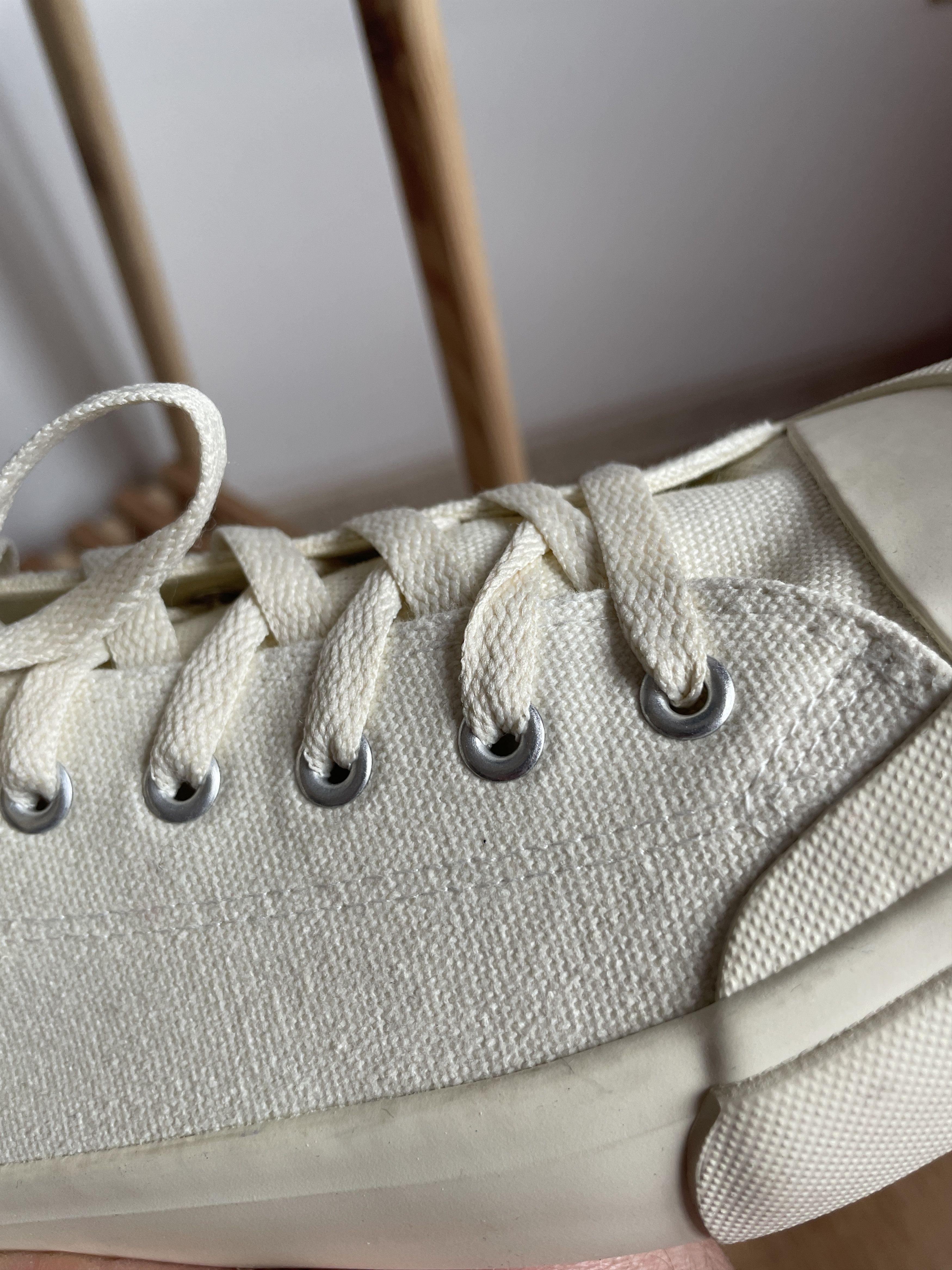 The Stronghold The Stronghold SS 22 White Canvas Trainers Size US 11 / EU 44 - 7 Thumbnail