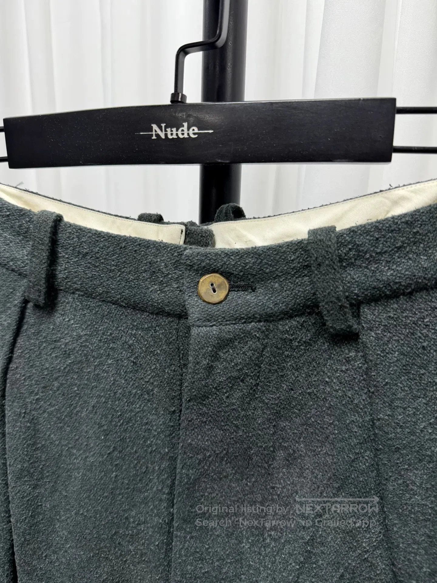 Comme des Garcons Homme Plus 100% Silk Waist Trousers by Araki Yuu. Size US 32 / EU 48 - 4 Thumbnail