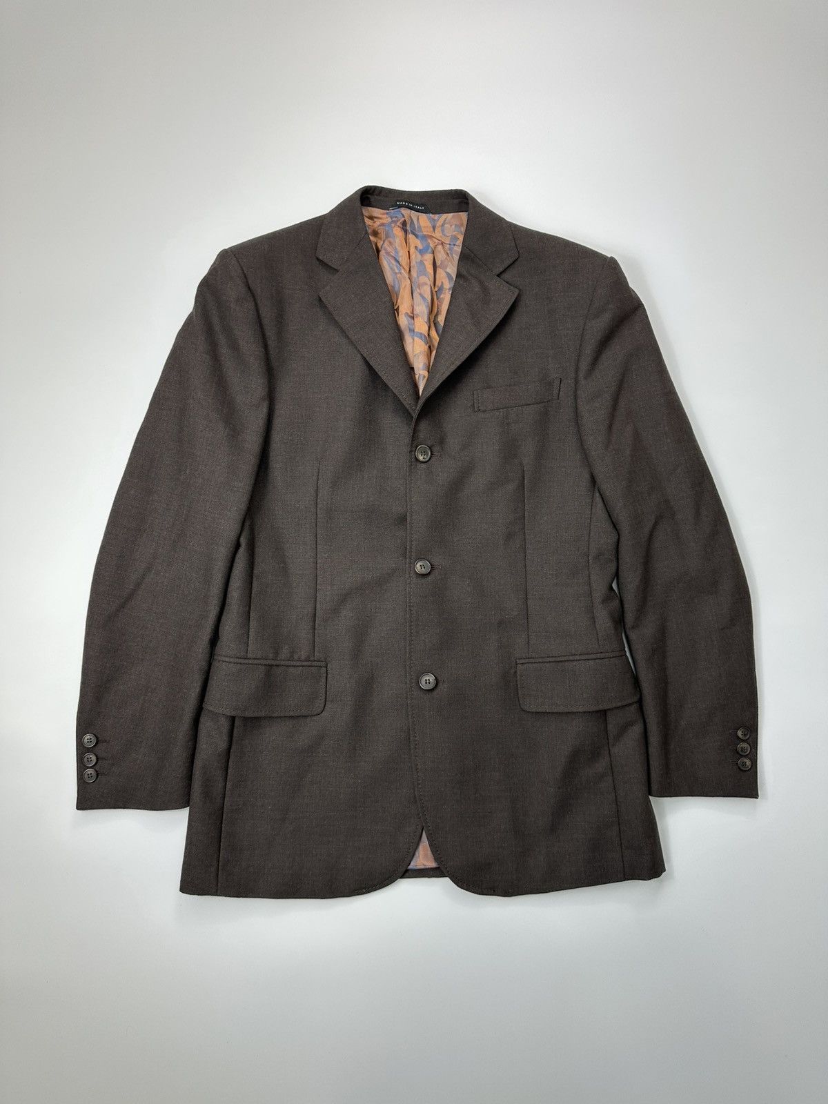 Gianfranco Ferre Giafranco Ferre Wool Blazer 38 USA Size Brown Men’s Italy Size 38R - 1 Thumbnail