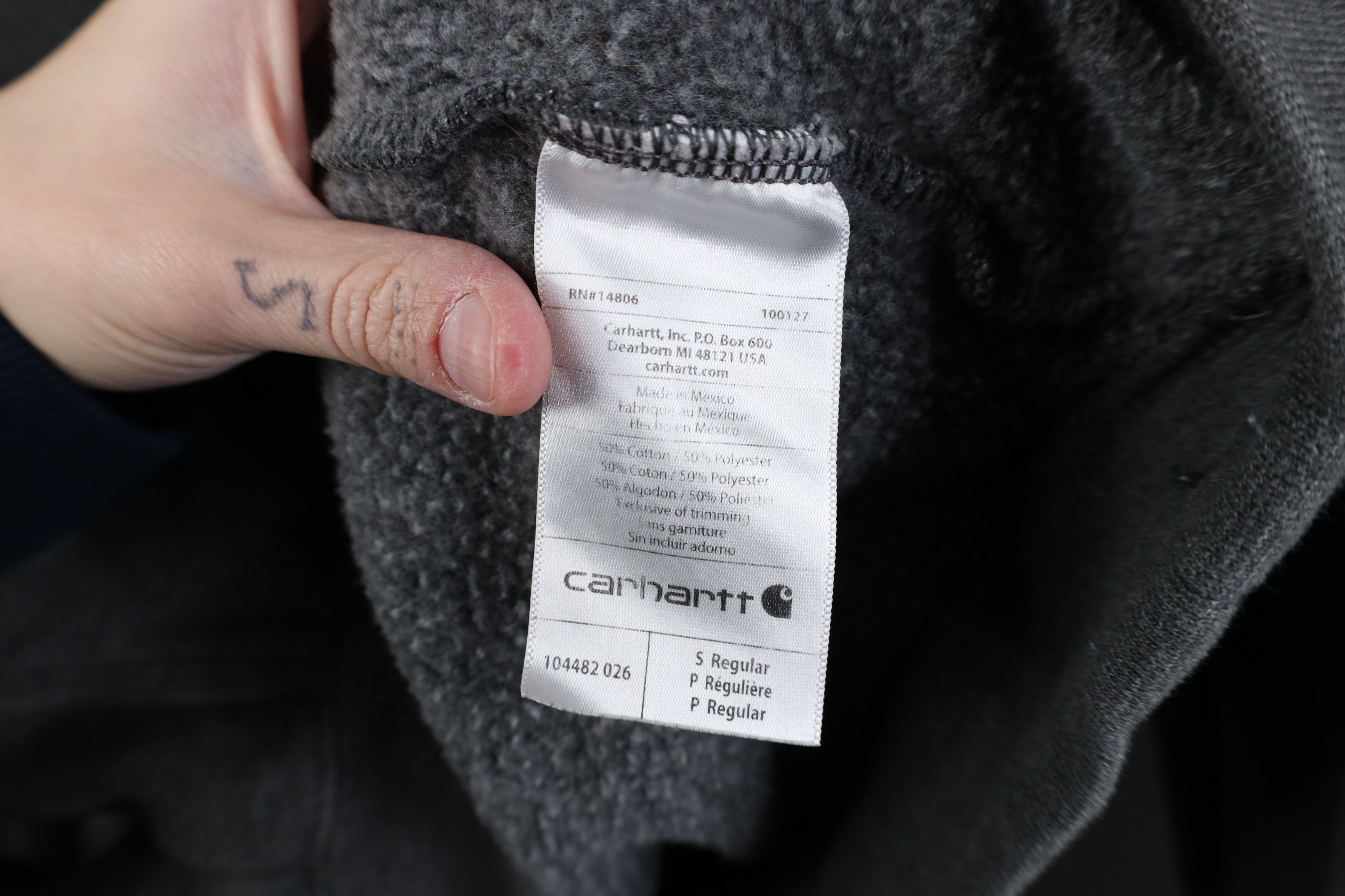 Carhartt Vintage Y2K Carhartt Spell Out Heavyweight Hoodie Sweatshirt Size US S / EU 44-46 / 1 - 11 Thumbnail