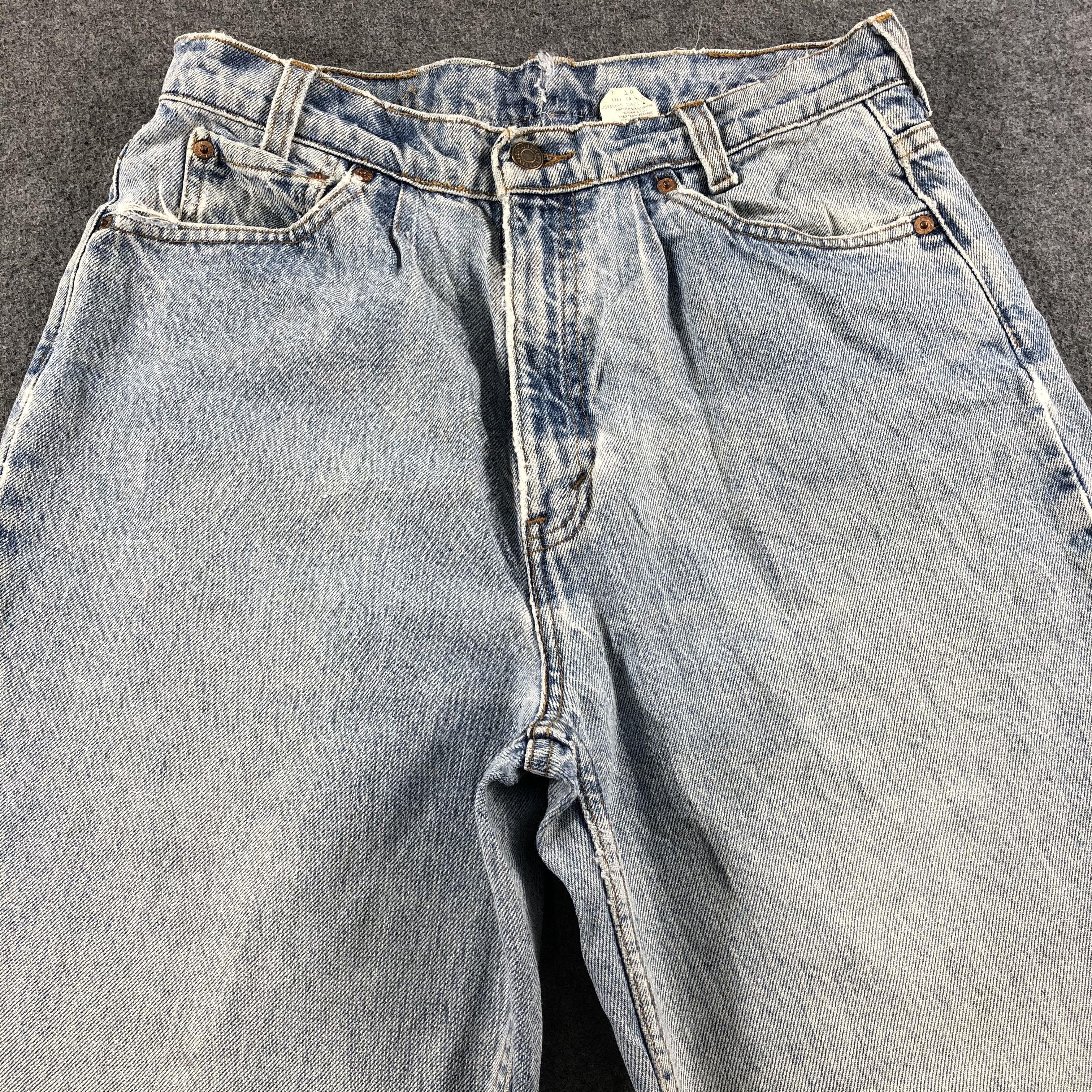 Levi's 90s Vintage Light Wash Levis 521 Jeans-J2672 Size US 30 / EU 46 - 3 Thumbnail