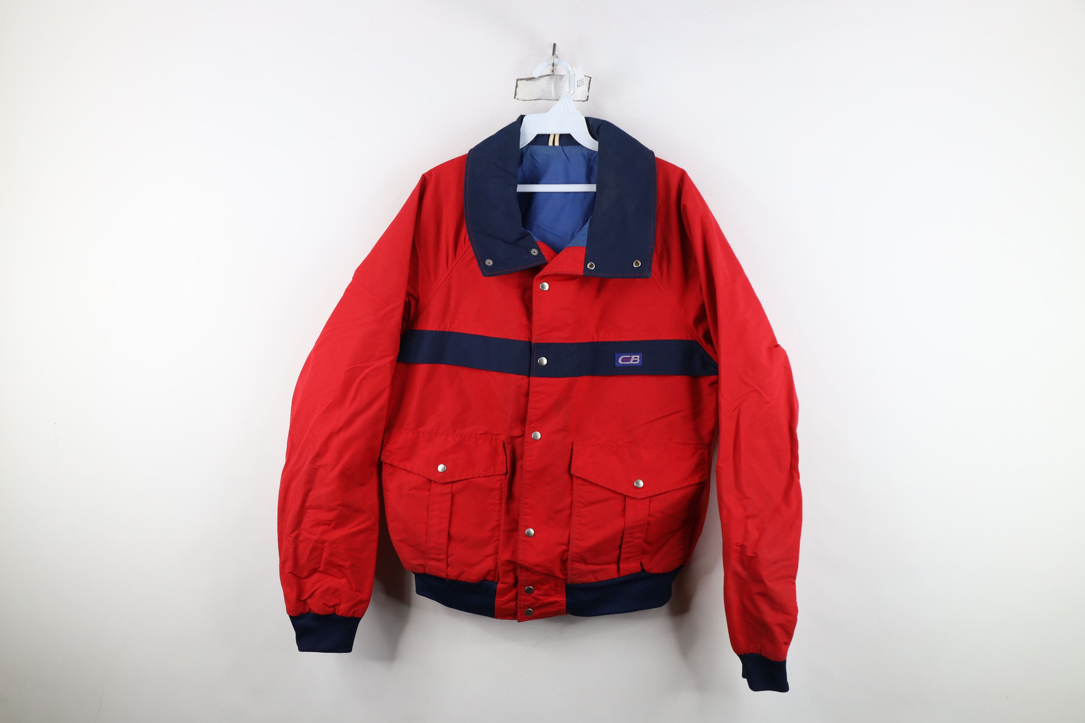 Vintage Vintage 90s Streetwear Waterproof Sailing Bomber Jacket USA Size US L / EU 52-54 / 3 - 1 Thumbnail