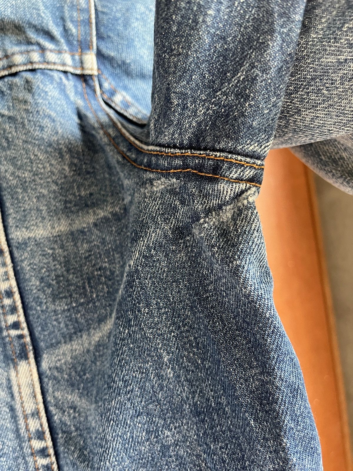 Levi's Vintage 70s-80s Levis Trucker Orange Tab Size S / US 4 / IT 40 - 15 Thumbnail