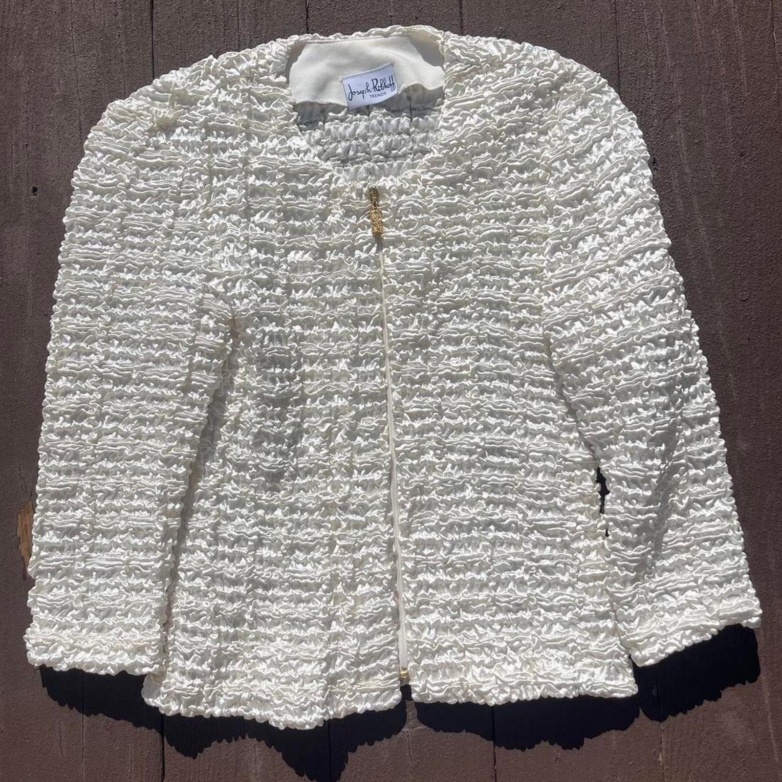 Joseph Joseph Ribkoff tweed white jacket Size XS / US 0-2 / IT 36-38 - 1 Thumbnail