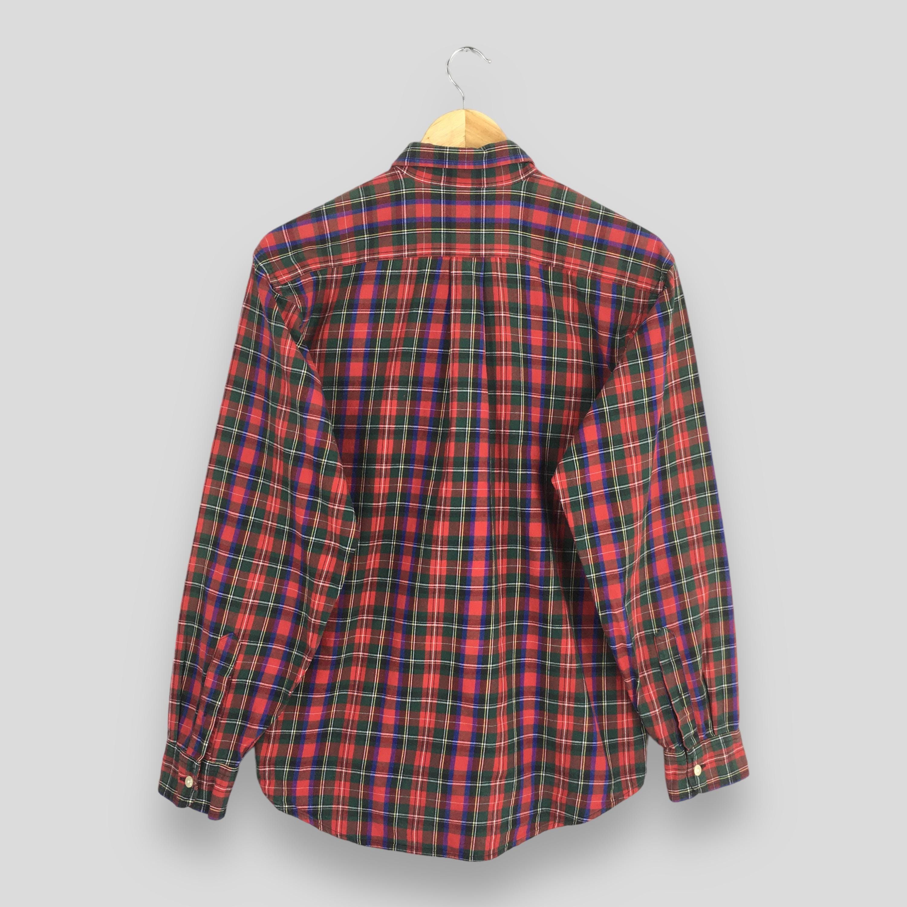 Polo Ralph Lauren Vintage Polo Ralph Lauren Checkered Flannel Red Shirt Large Size US L / EU 52-54 / 3 - 6 Thumbnail
