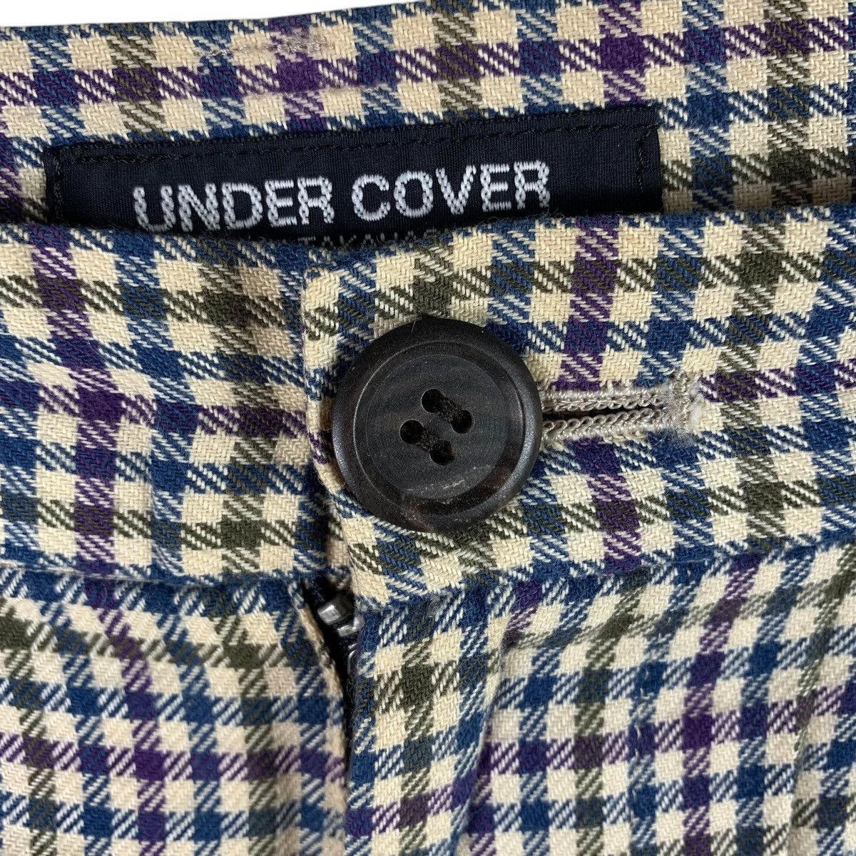 Japanese Brand × Undercover UNDERCOVER jun takahashi tartan plaid short pants Size US 34 / EU 50 - 5 Thumbnail