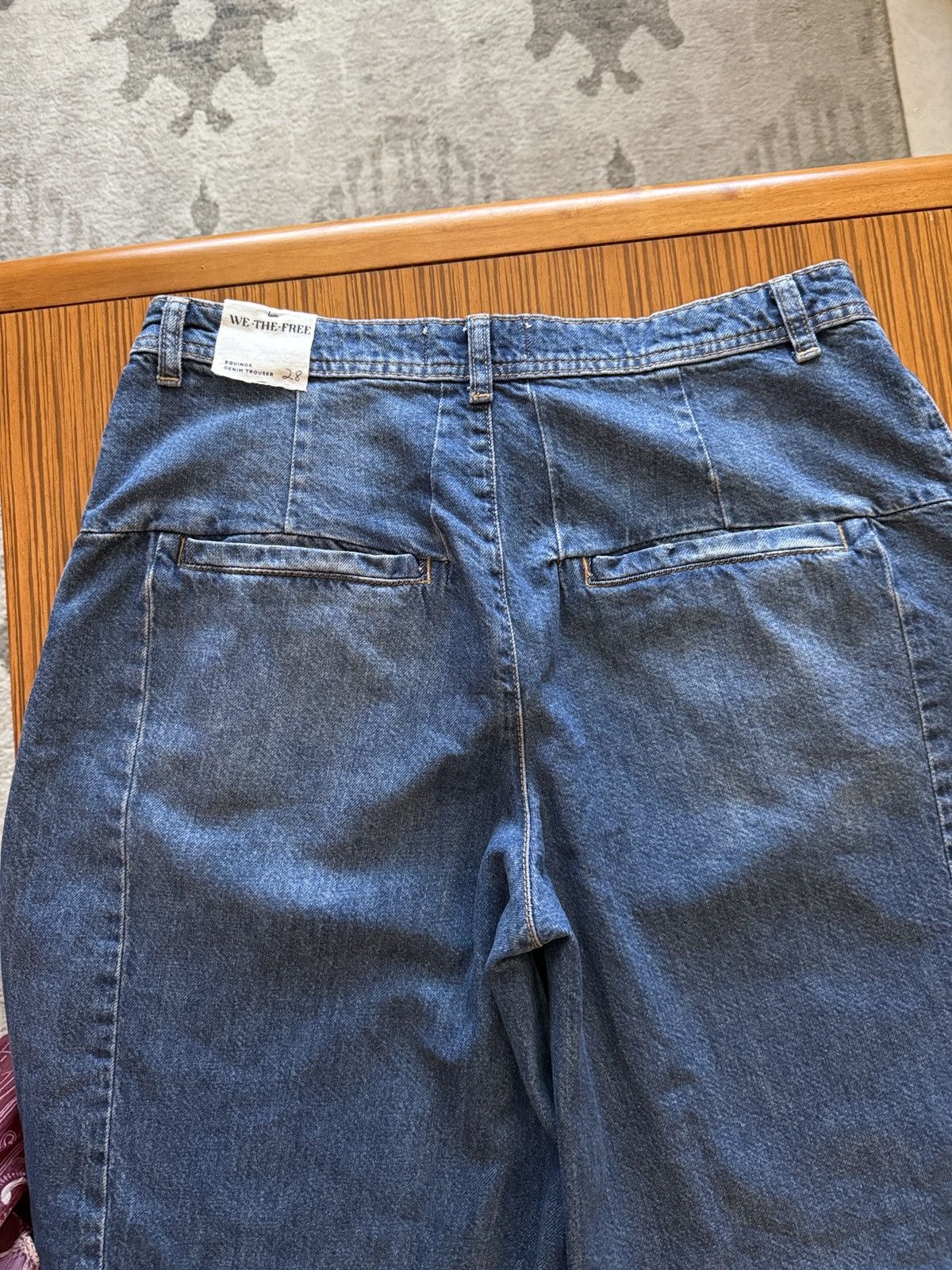 Free People Free People Wide Leg Jeans Size 28" / US 6 / IT 42 - 6 Thumbnail