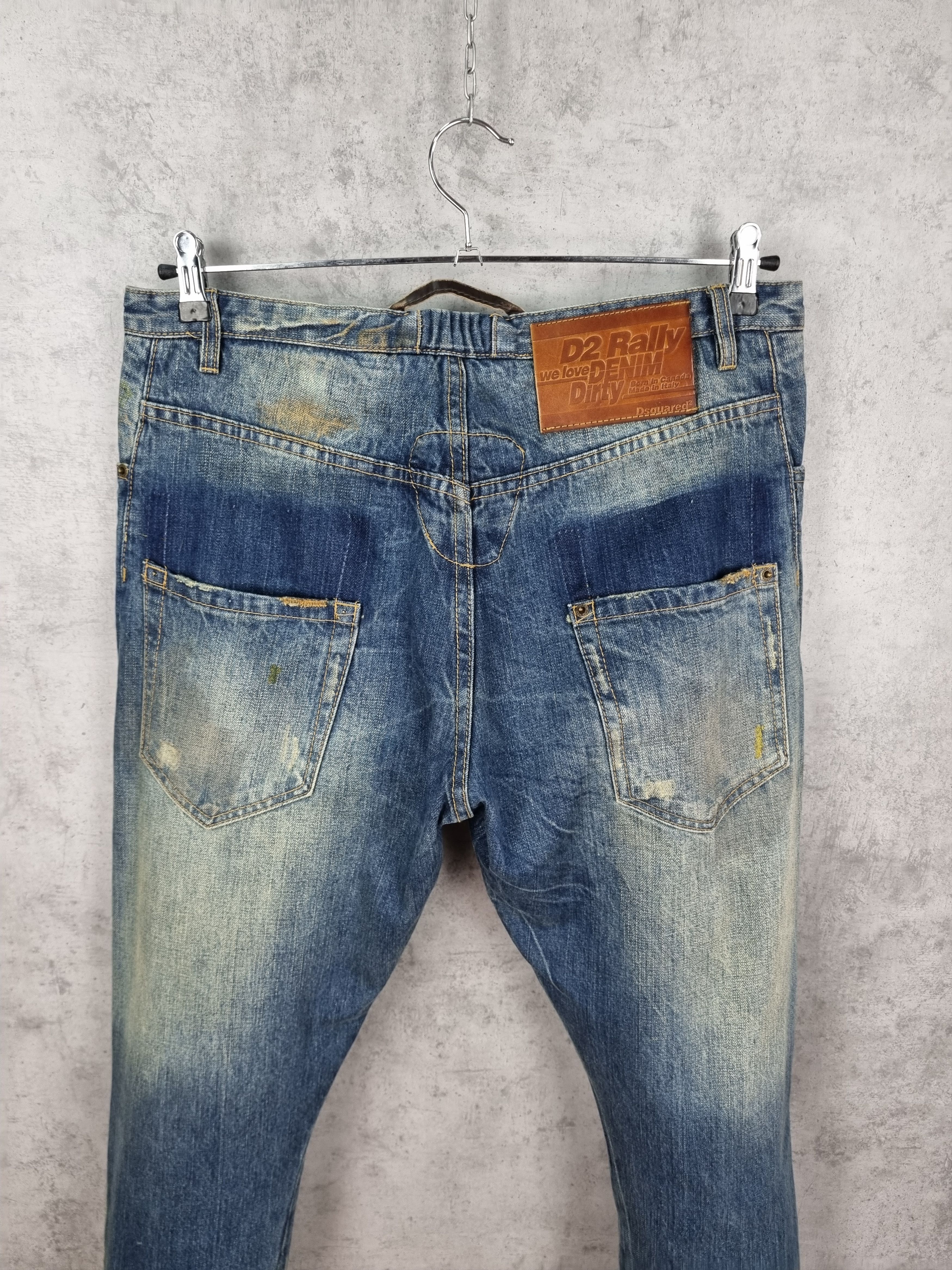 Dsquared2 Dsquared D2 Rally Biker DENIM DIRTY Made in Italy Size US 34 / EU 50 - 6 Thumbnail