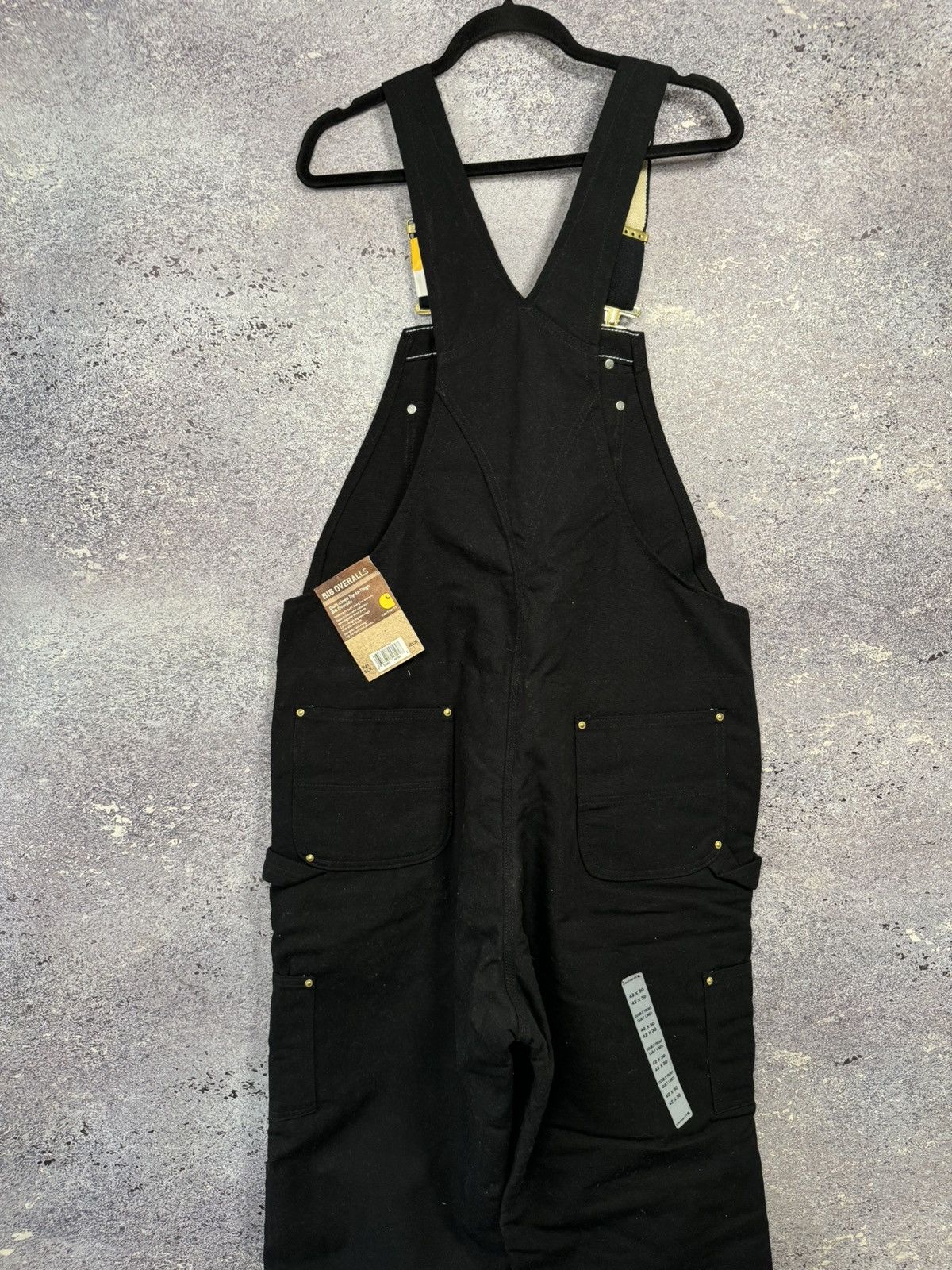 Carhartt NWT Carhartt double knee overall Black fit 42x30 Size US 42 / EU 58 - 12 Thumbnail