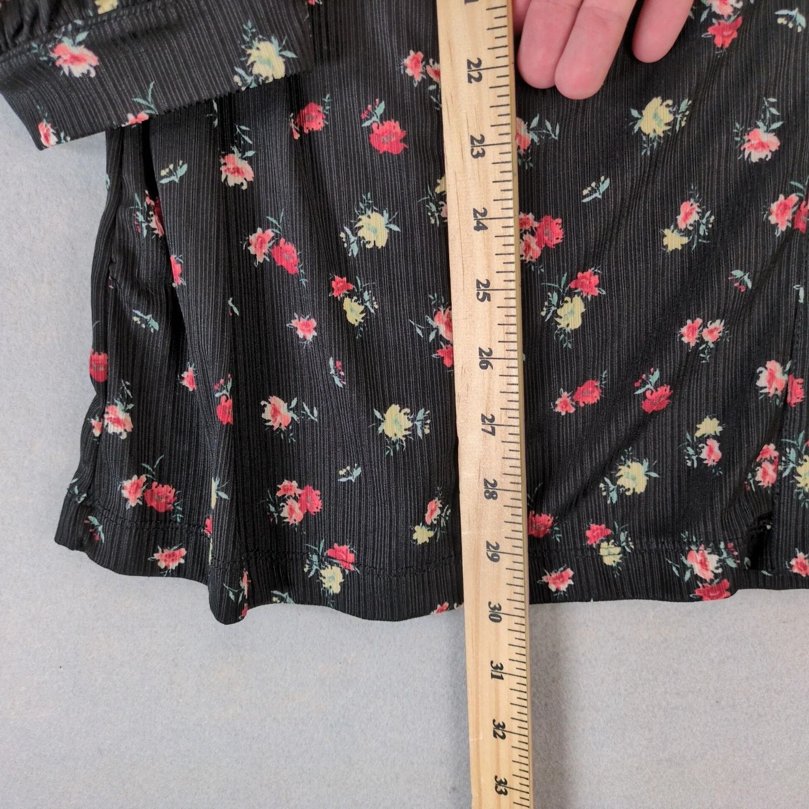 Other NWT Lane Bryant Black Floral Button Up Shirt Women's 26/28 Size 3XL / US 20-22 - 6 Thumbnail