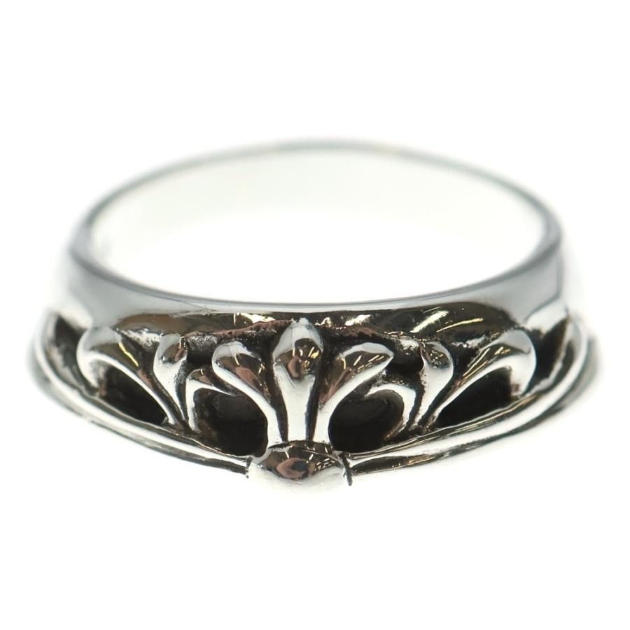 Chrome Hearts US9 Chrome Hearts Half Classic Floral Cross Ring 19 Size ONE SIZE - 4 Thumbnail