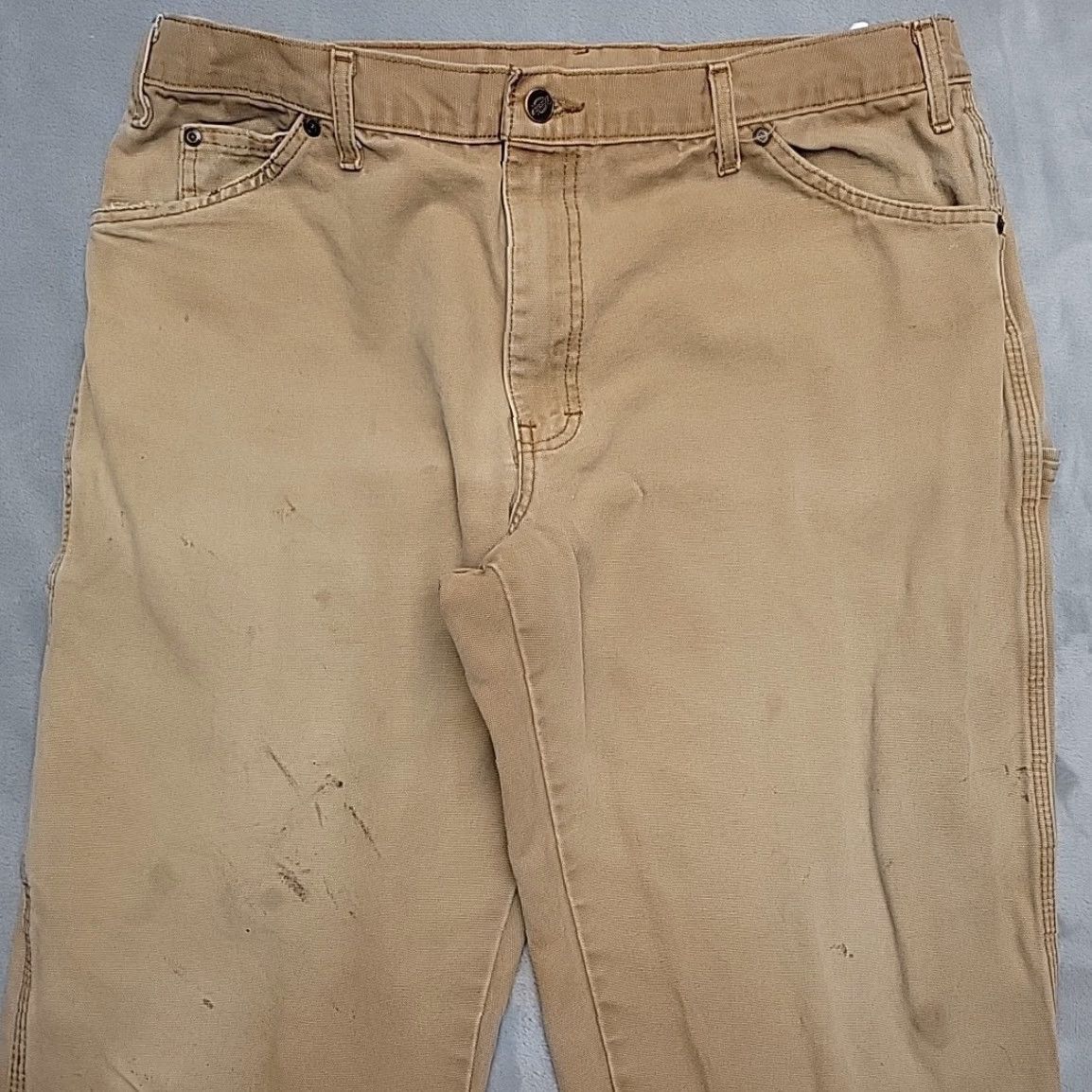 Dickies Dickies Pants Mens 38x32 Brown Carpenter Heavy Canvas Workwear Cargo Duck Casual Pants Mens Brown Canvas Dickies 38x32 Workwear Casual Carpe Size US 38 / EU 54 - 3 Thumbnail