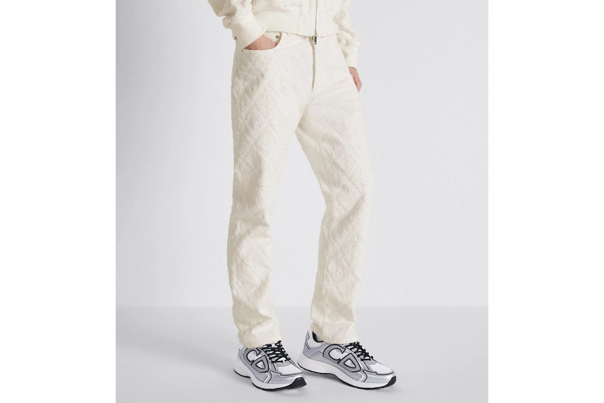 Dior o1w1db11024 Cd Diamond Regular Jeans in White Size US 32 / EU 48 - 6 Thumbnail