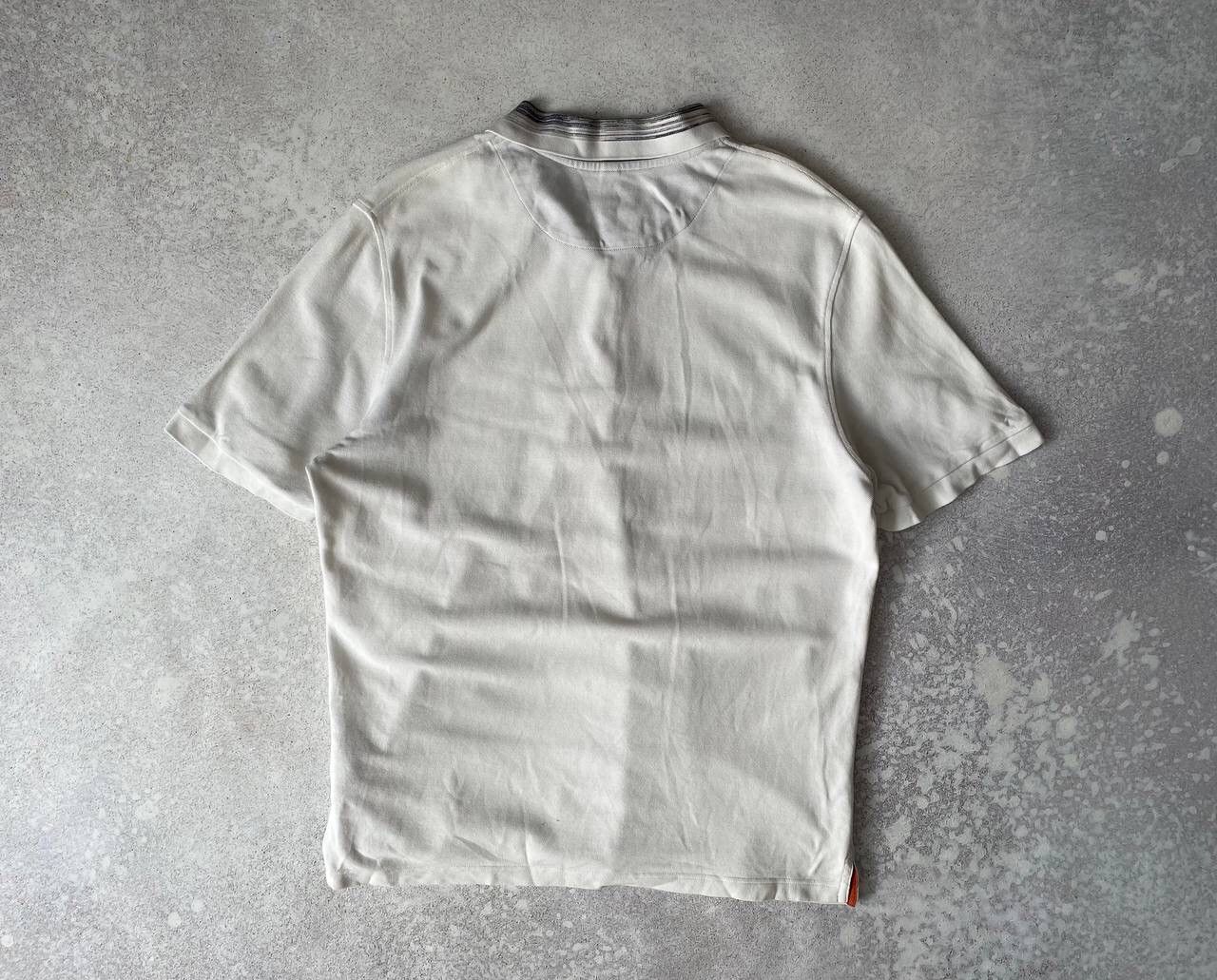 Missoni × Vintage Vintage Missoni White Basic Luxury Polo Y2K Rare Item Size US L / EU 52-54 / 3 - 4 Thumbnail