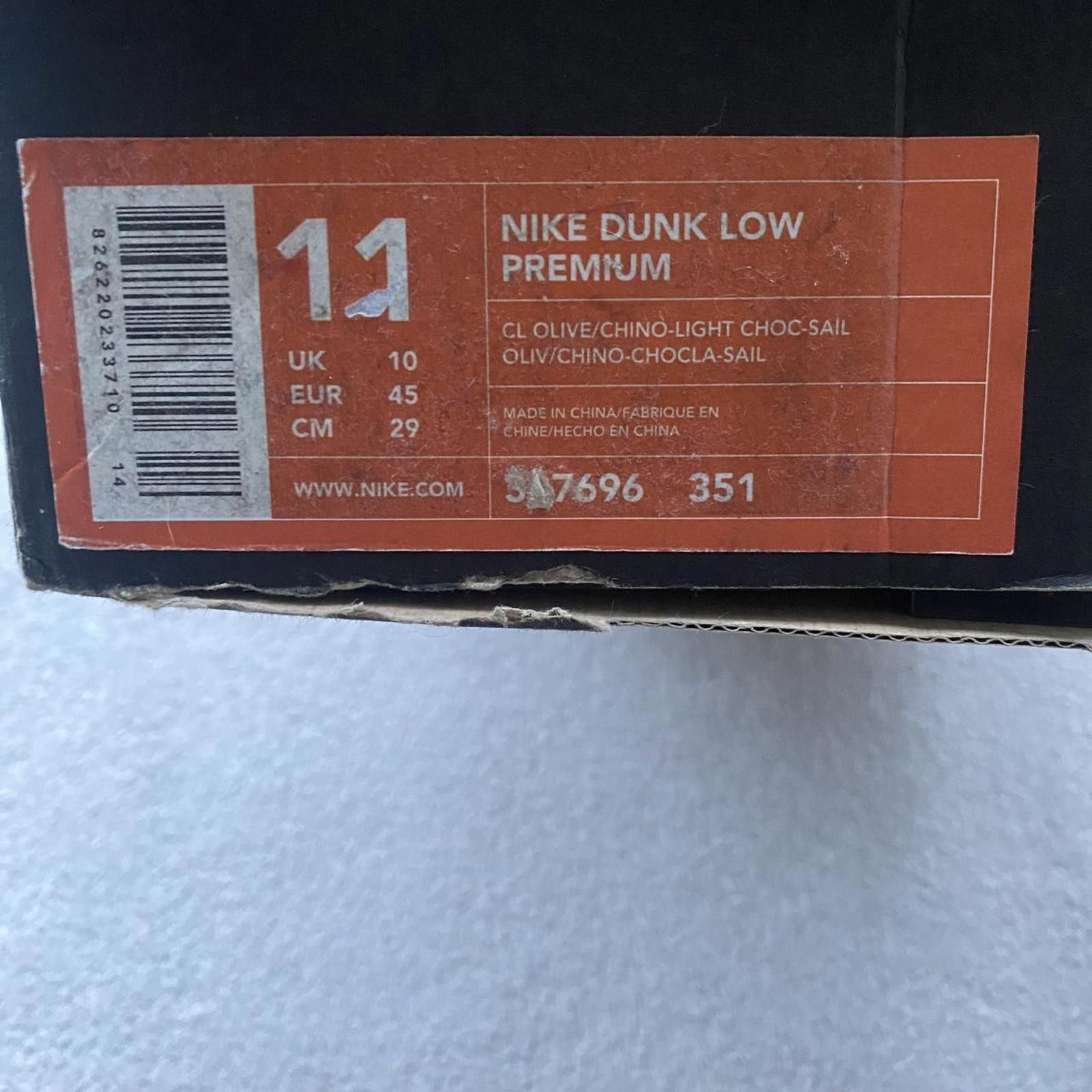 Nike Nike Dunk Low Premium 2003 Classic Olive Chino Camo Size US 11 / EU 44 - 8 Thumbnail