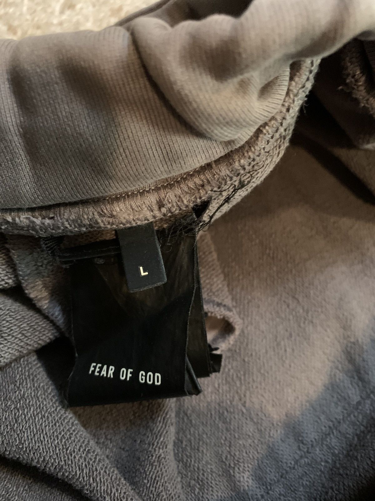 Fear of God Fear of God 6th Collection God Grey Sweatpants Size US 34 / EU 50 - 3 Thumbnail