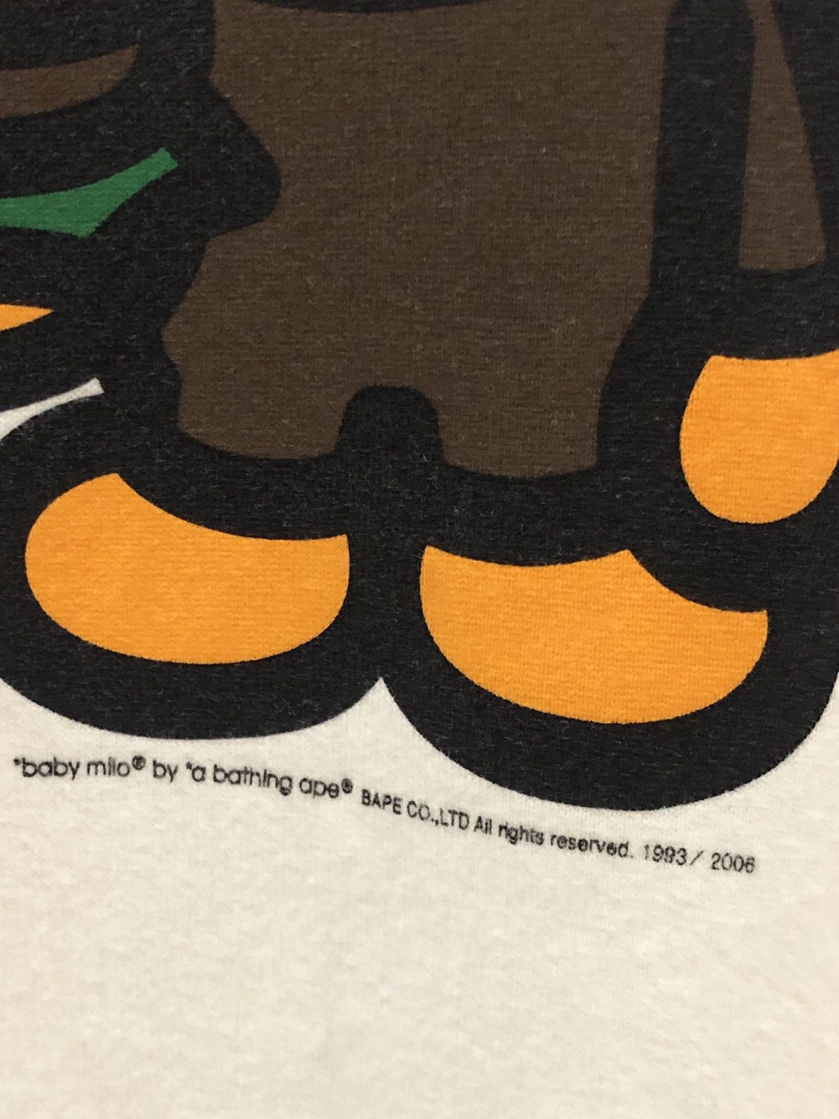 Bape OG 2005 Baby Milo Junk Foods Hamburger Raglan 3q Tee Size US L / EU 52-54 / 3 - 4 Thumbnail