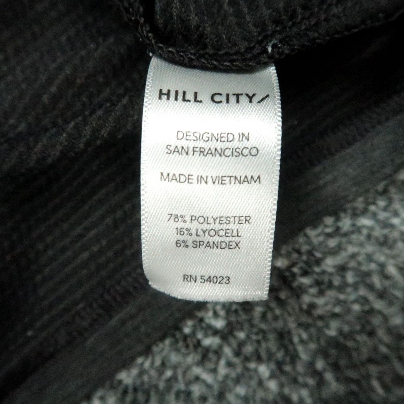 Vintage Hill City Pullover Men Medium Charcoal Gray Tech Performance Quarter Zip Stretch Shirt Size US M / EU 48-50 / 2 - 5 Thumbnail