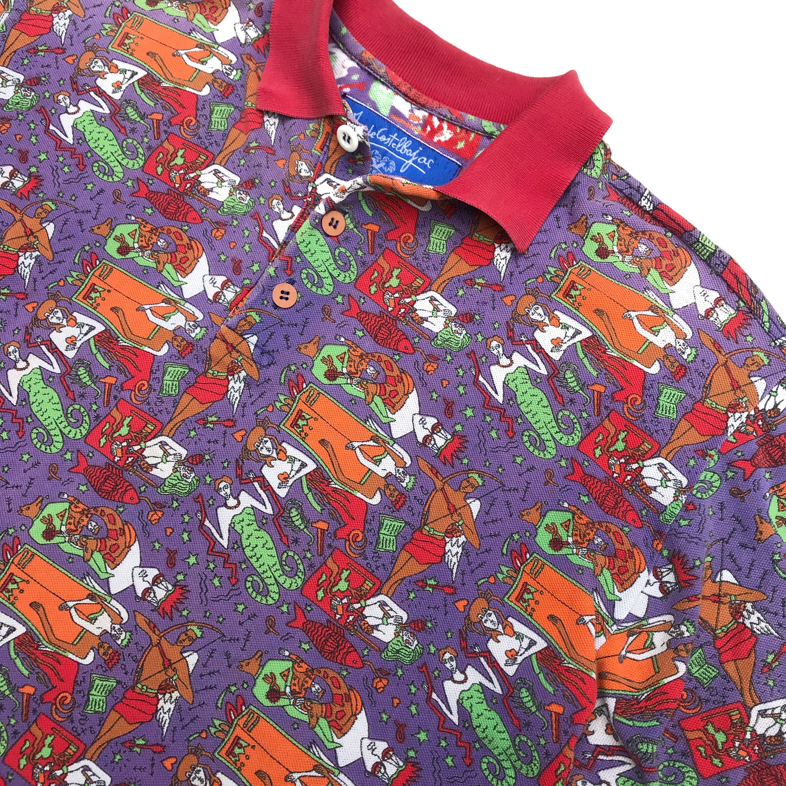 Jean Charles De Castelbajac Vintage Jean De Castelbajac Mer polo shirt Size US M / EU 48-50 / 2 - 9 Thumbnail