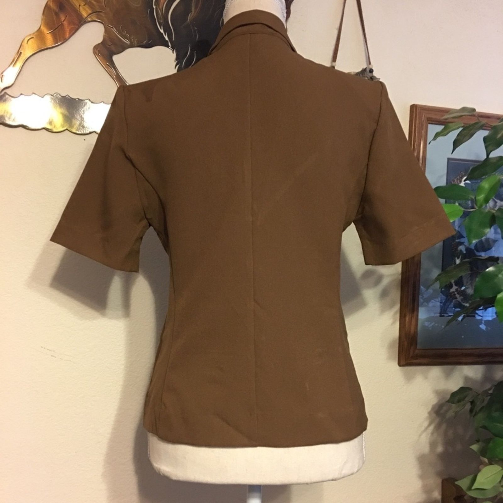 Other California Grown short sleeve brown jacket Size S / US 4 / IT 40 - 4 Thumbnail