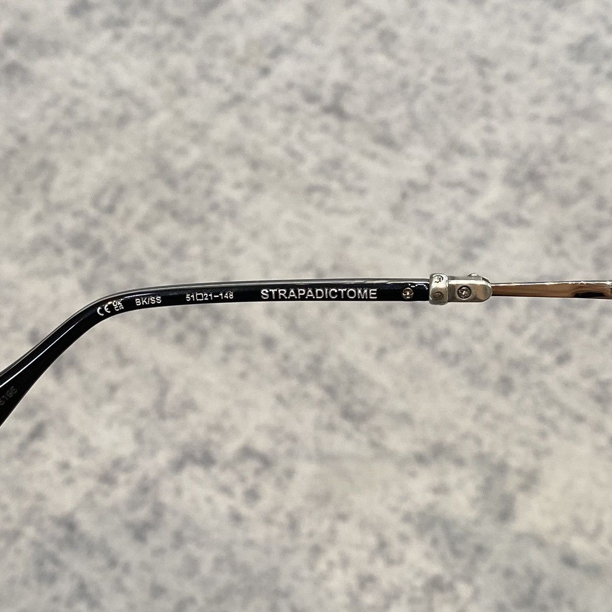 Chrome Hearts CHROME HEARTS STRAPADICTOME BLACK/ SHINY SILVER Size ONE SIZE - 10 Thumbnail