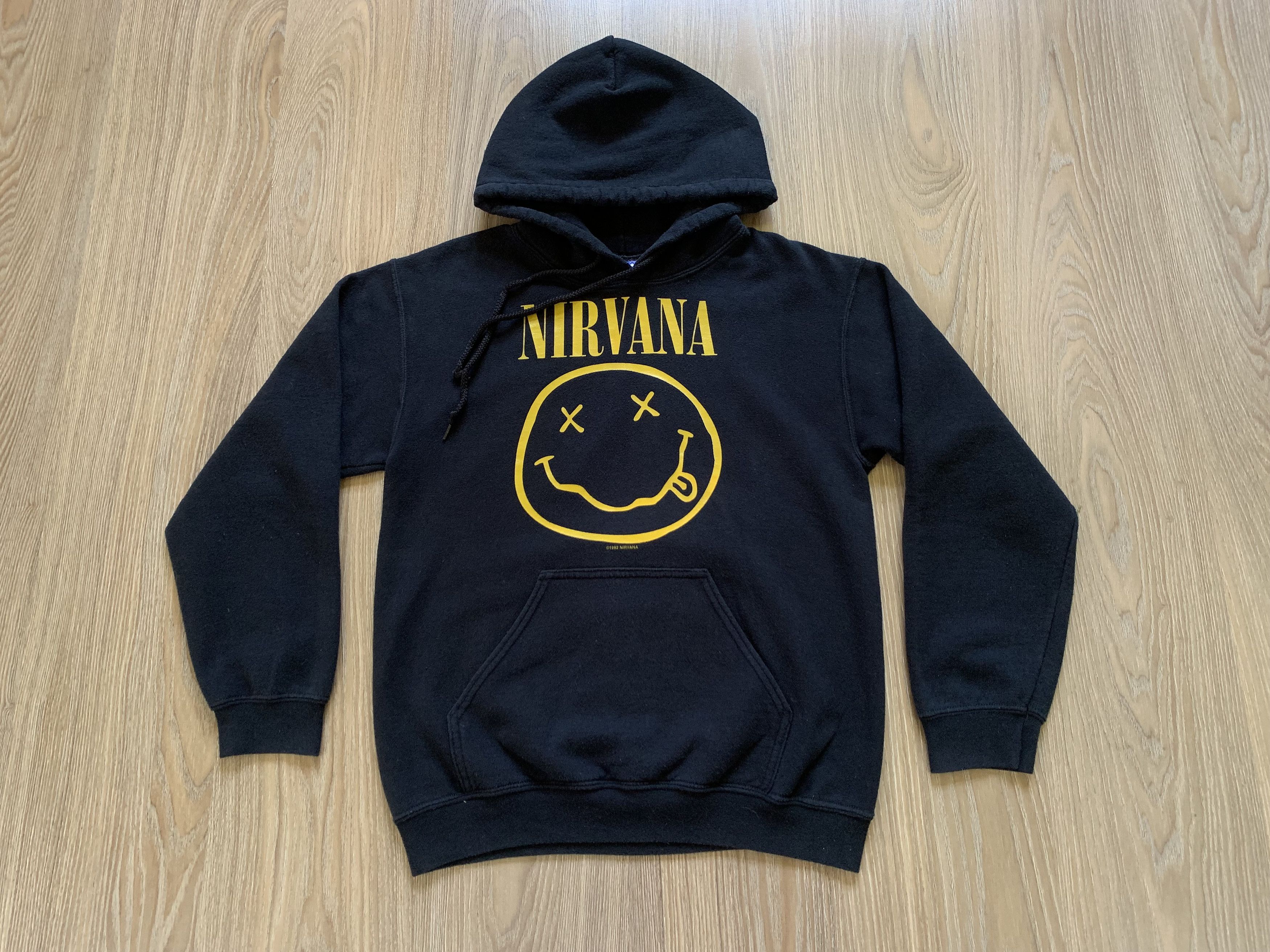 Gildan Nirvana Vintage Big Print Hoodie 19992 Size US S / EU 44-46 / 1 - 2 Thumbnail
