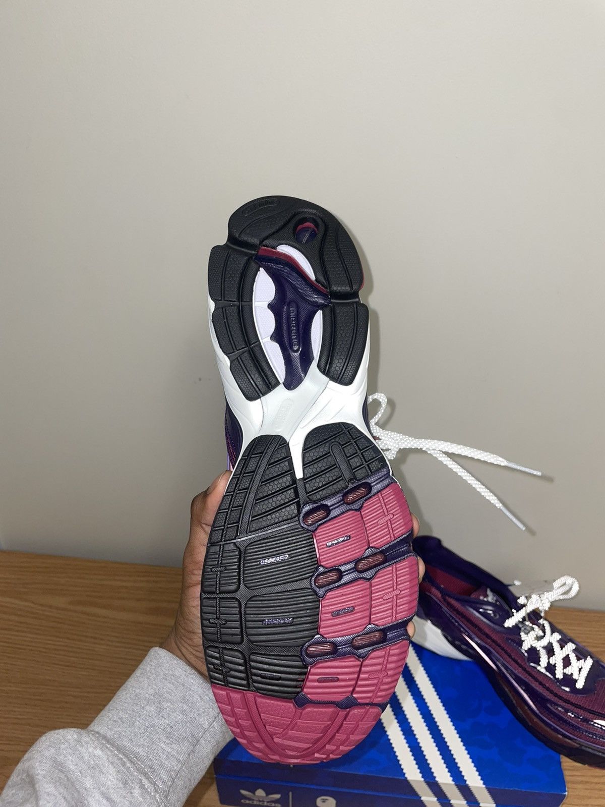 Adidas × Bape Men’s 12.5 Purple Bape Adidas Orketro Dead Stock Size US 12.5 / EU 45-46 - 11 Thumbnail