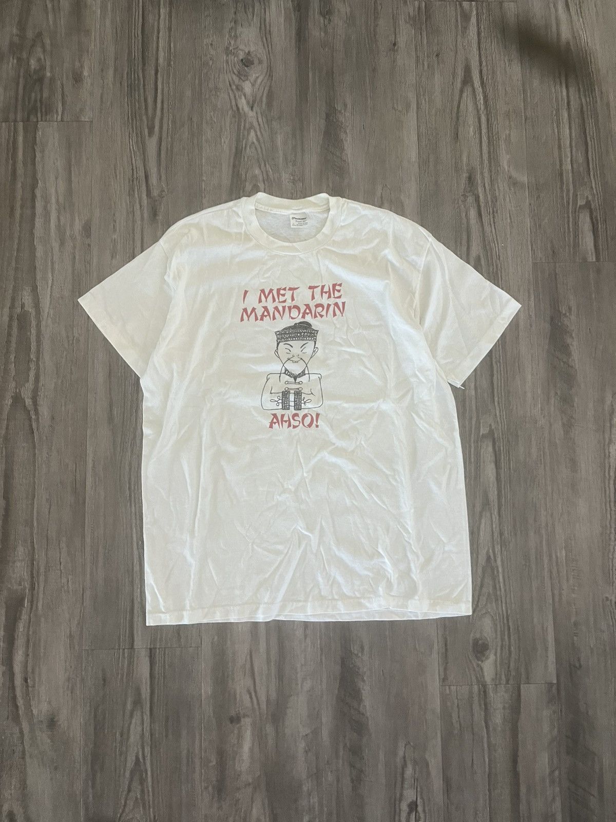 Vintage Vintage 80s Asian Humor Restaurant Tee Size US XL / EU 56 / 4 - 1 Thumbnail