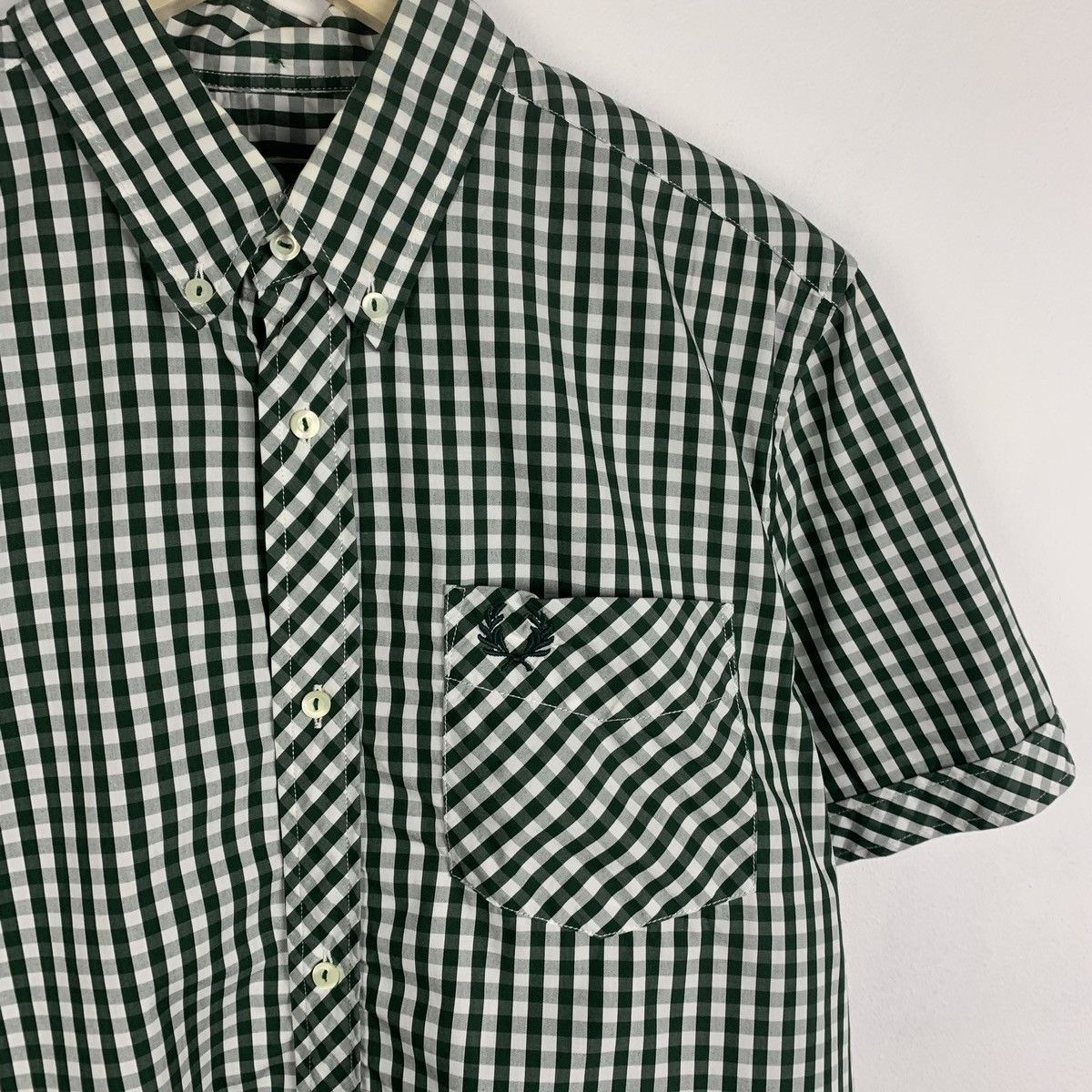 Fred Perry Fred Perry Sportswear Checkered Shirt Short Sleeve Size 38 Size US S / EU 44-46 / 1 - 6 Thumbnail
