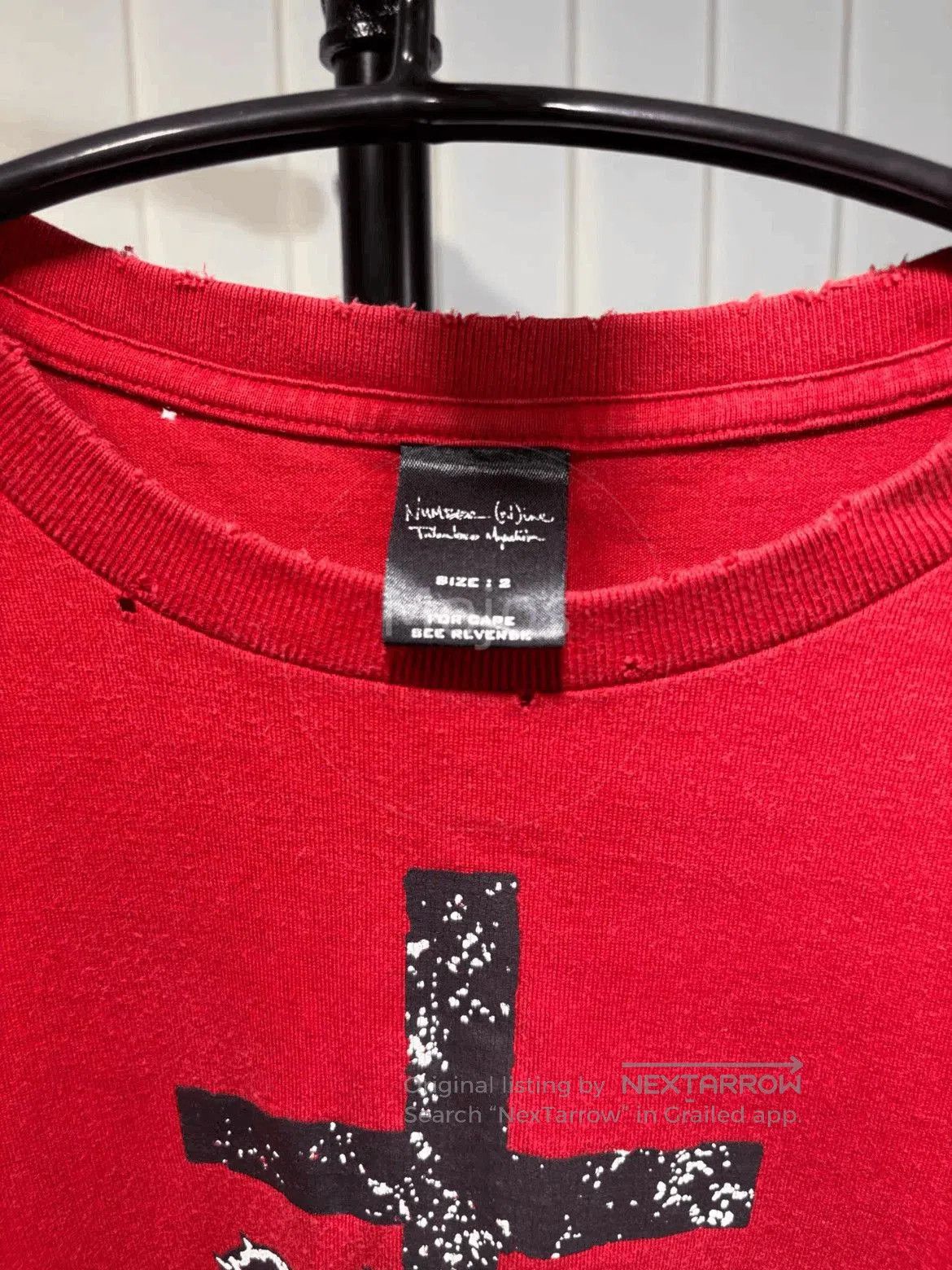 Number (N)ine Sz 2 Number Nine 06SS Welcome to shadow Tee. Size US M / EU 48-50 / 2 - 3 Thumbnail