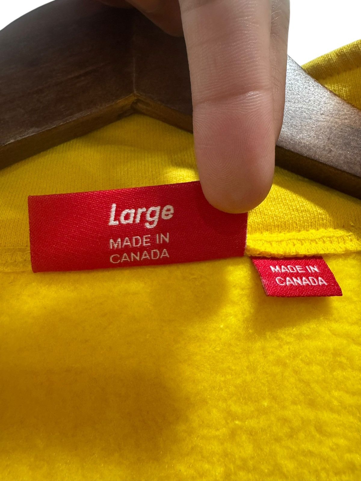 Supreme Supreme Paris Shop Flag Half Zip Pullover Yellow Size US L / EU 52-54 / 3 - 7 Thumbnail