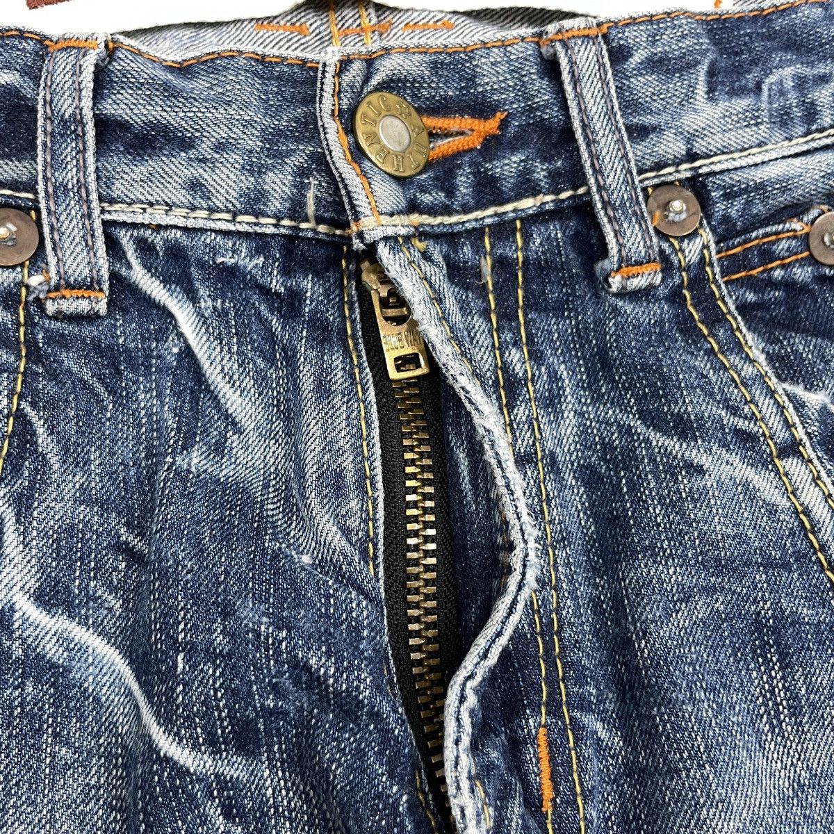 Japanese Brand × Vintage Vintage Japanese Brand Distressed B.W Jeans wc 347 Size US 31 - 6 Thumbnail