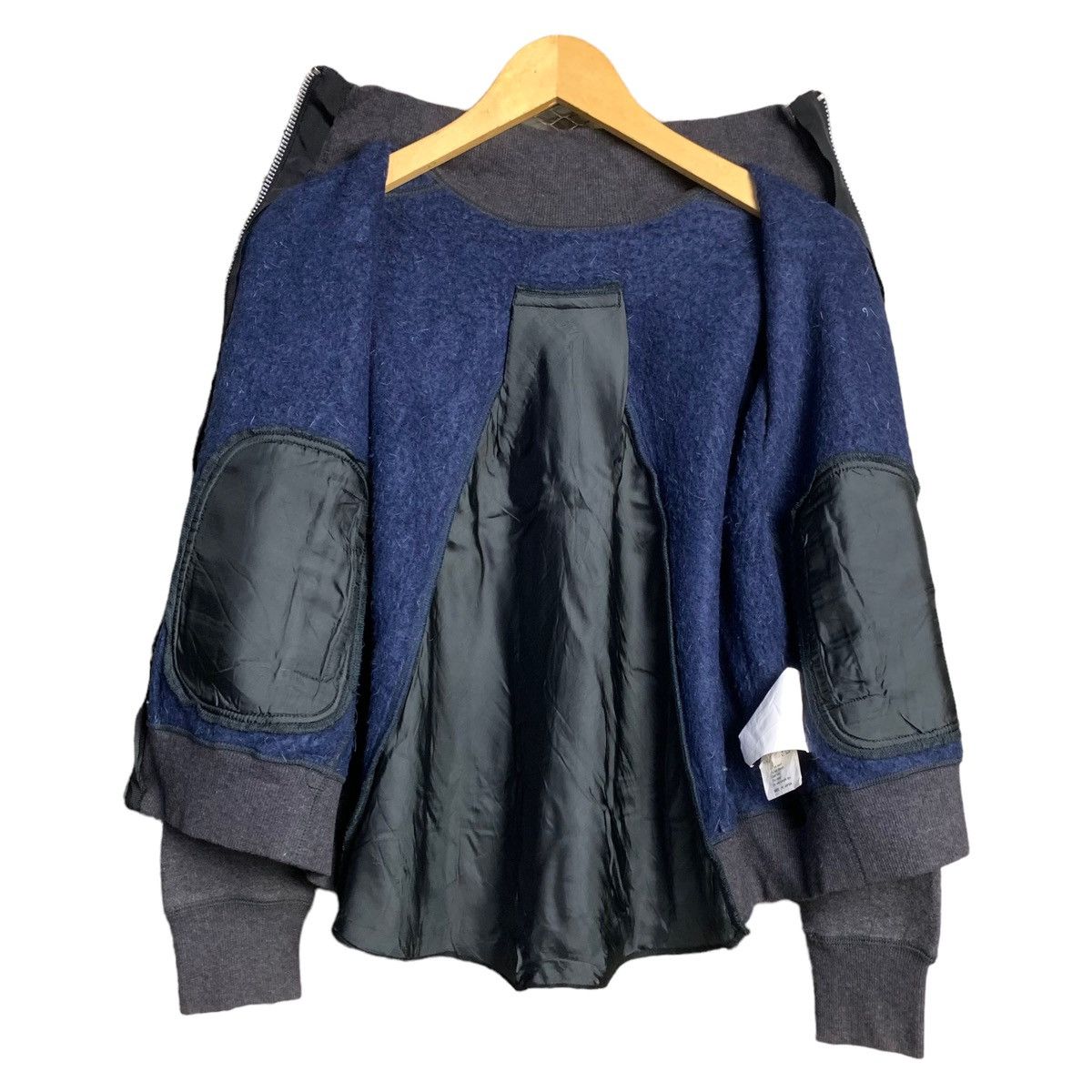 Sacai Sacai Unfinished Hem Bomber Jacket Size S / US 4 / IT 40 - 3 Thumbnail