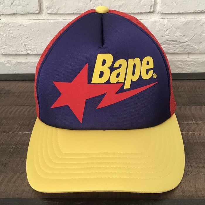 Bape BAPE STA logo tracker hat cap a bathing ape star NIGO