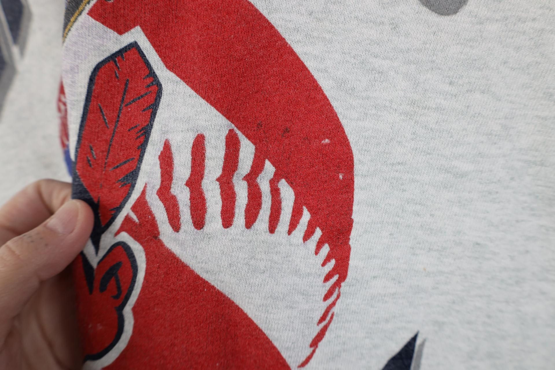 Starter Vintage Starter Chief Wahoo Cleveland Indians Sweatshirt Size US L / EU 52-54 / 3 - 6 Thumbnail