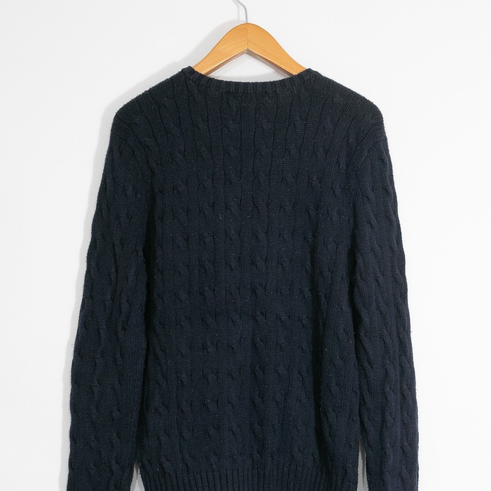 Polo Ralph Lauren Vintage 90s Polo Ralph Lauren Cable Knit Cotton Sweater Larg Size US L / EU 52-54 / 3 - 7 Thumbnail
