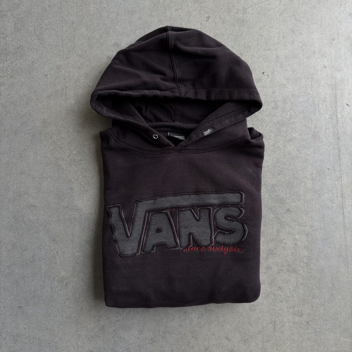 Vans Vintage Vans Black Faded Hoodie Streetwear XL Baggy Heavy Size US XL / EU 56 / 4 - 15 Thumbnail