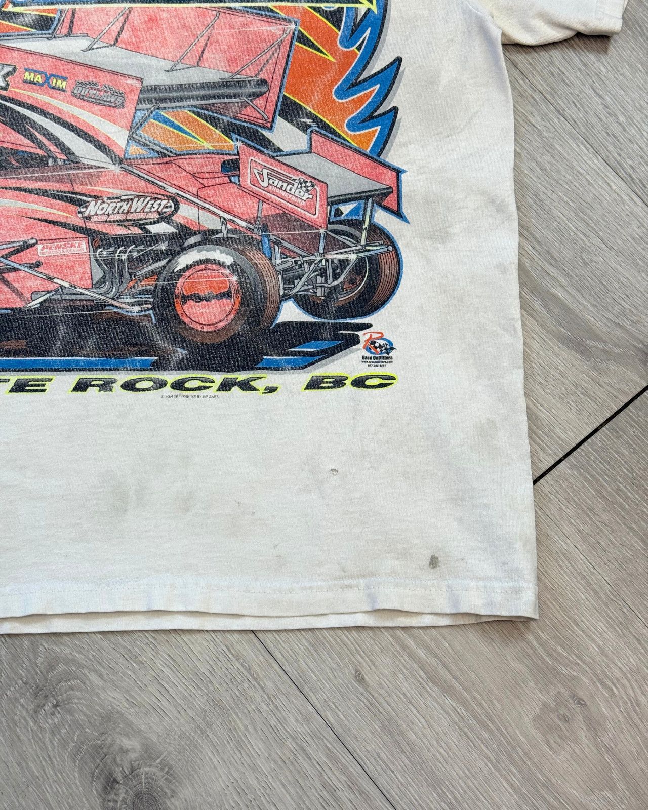 Vintage Rare Vintage Toni Lutar Sprint Car Racing T-Shirt - Small Size US S / EU 44-46 / 1 - 10 Thumbnail
