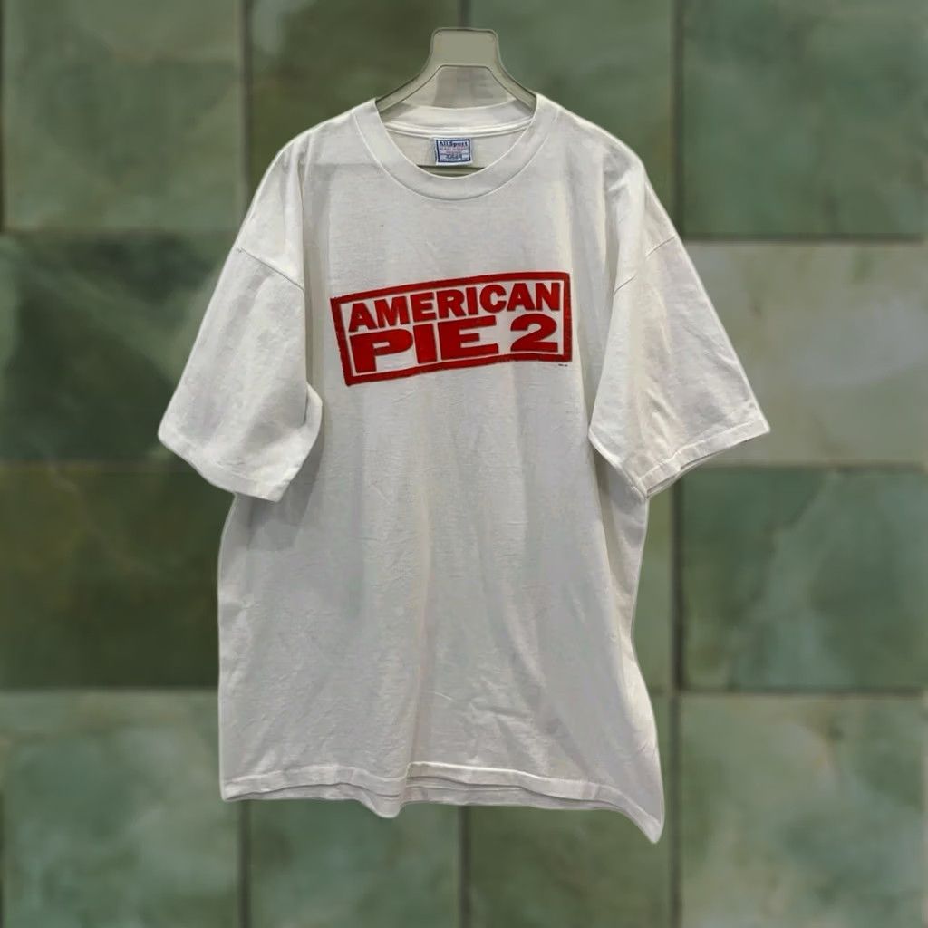 Vintage VINTAGE American Pie 2 Movie Promo T-Shirt All Sport Heavyweight XL White Mens Graphic Tee 2001 Y2K Size US XL / EU 56 / 4 - 1 Thumbnail