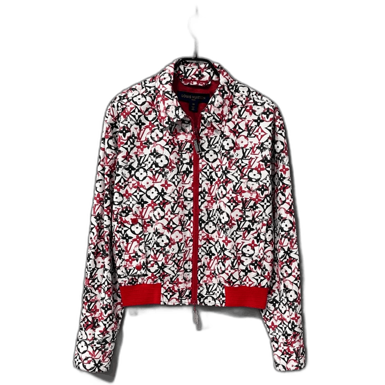 Colorful Red and Black Louis Vuitton Jacket -2505