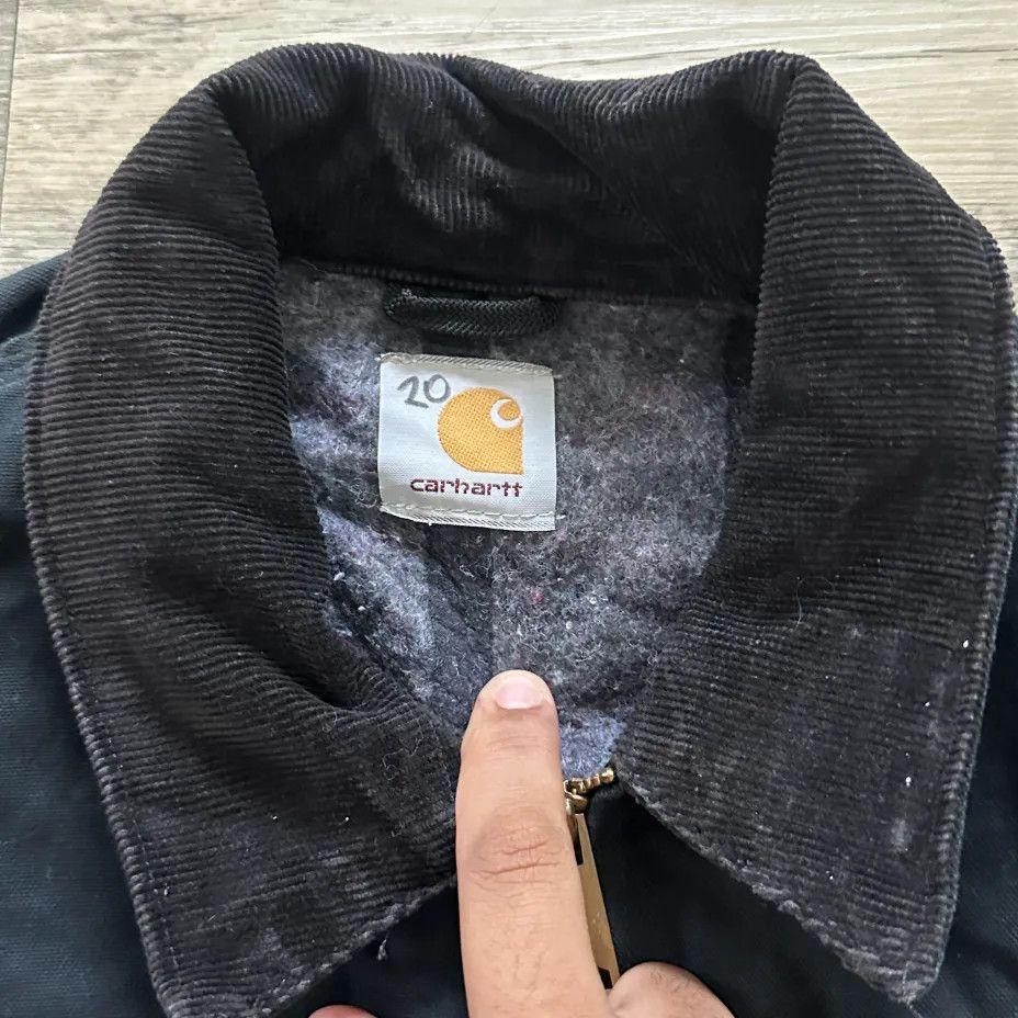Carhartt Vintage Carhartt J01 BLK Black Detroit Blanket Lined Jacket Size US XL / EU 56 / 4 - 4 Thumbnail
