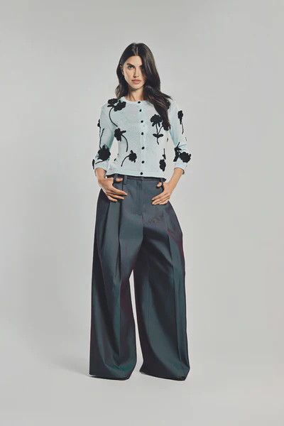Jil Sander o1loc1c0426 Gabardine Trousers in Black Size 30" / US 8 / IT 44 - 2 Thumbnail