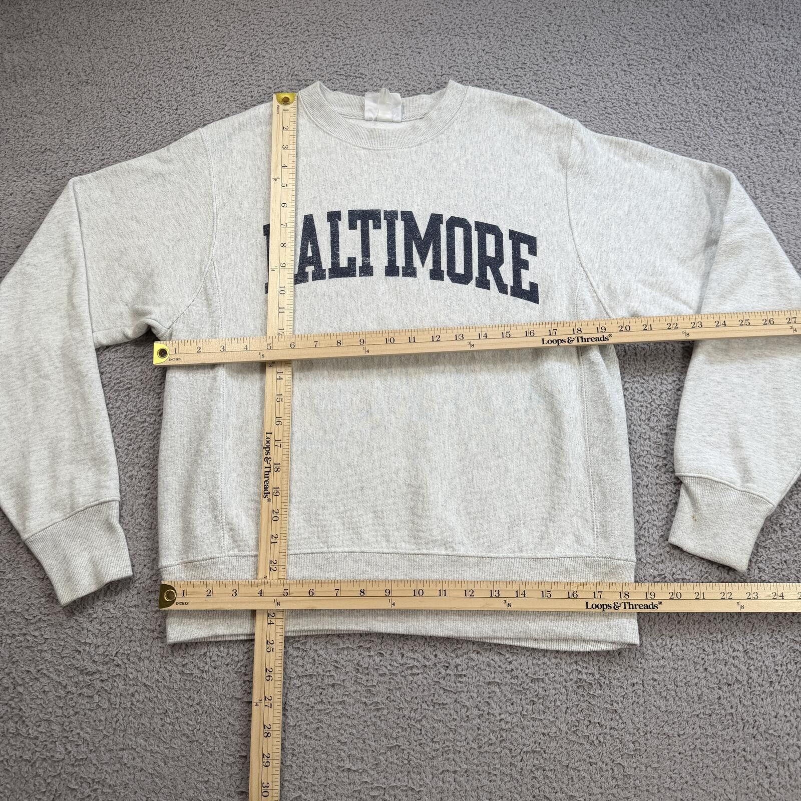 Champion Champion Reverse Weave Baltimore Crewneck Sweatshirt Gray S Size US S / EU 44-46 / 1 - 3 Thumbnail