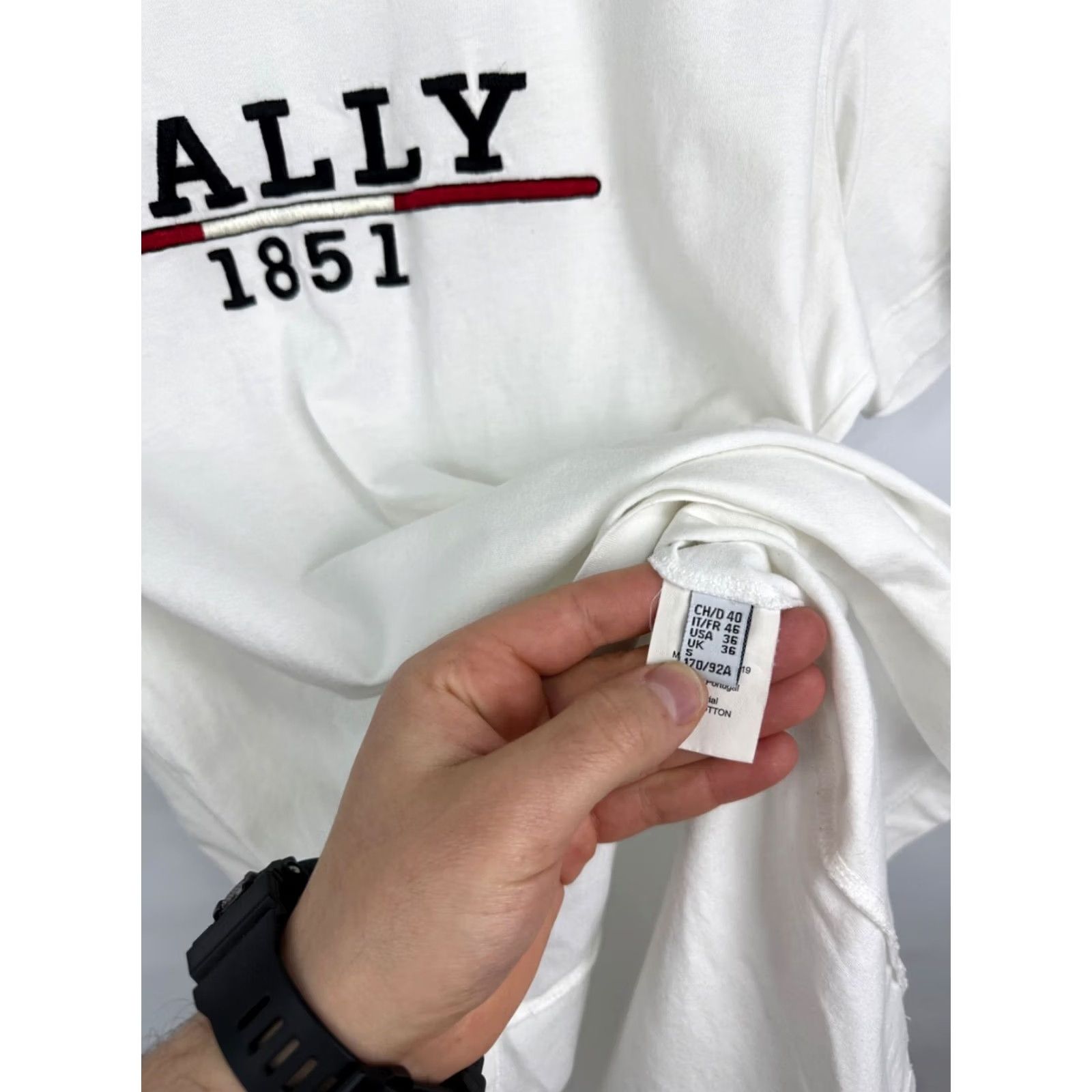 Bally Bally 1851 Classic T-Shirt White M Mens Shirt Small two spots Rare Retto Size US M / EU 48-50 / 2 - 7 Thumbnail