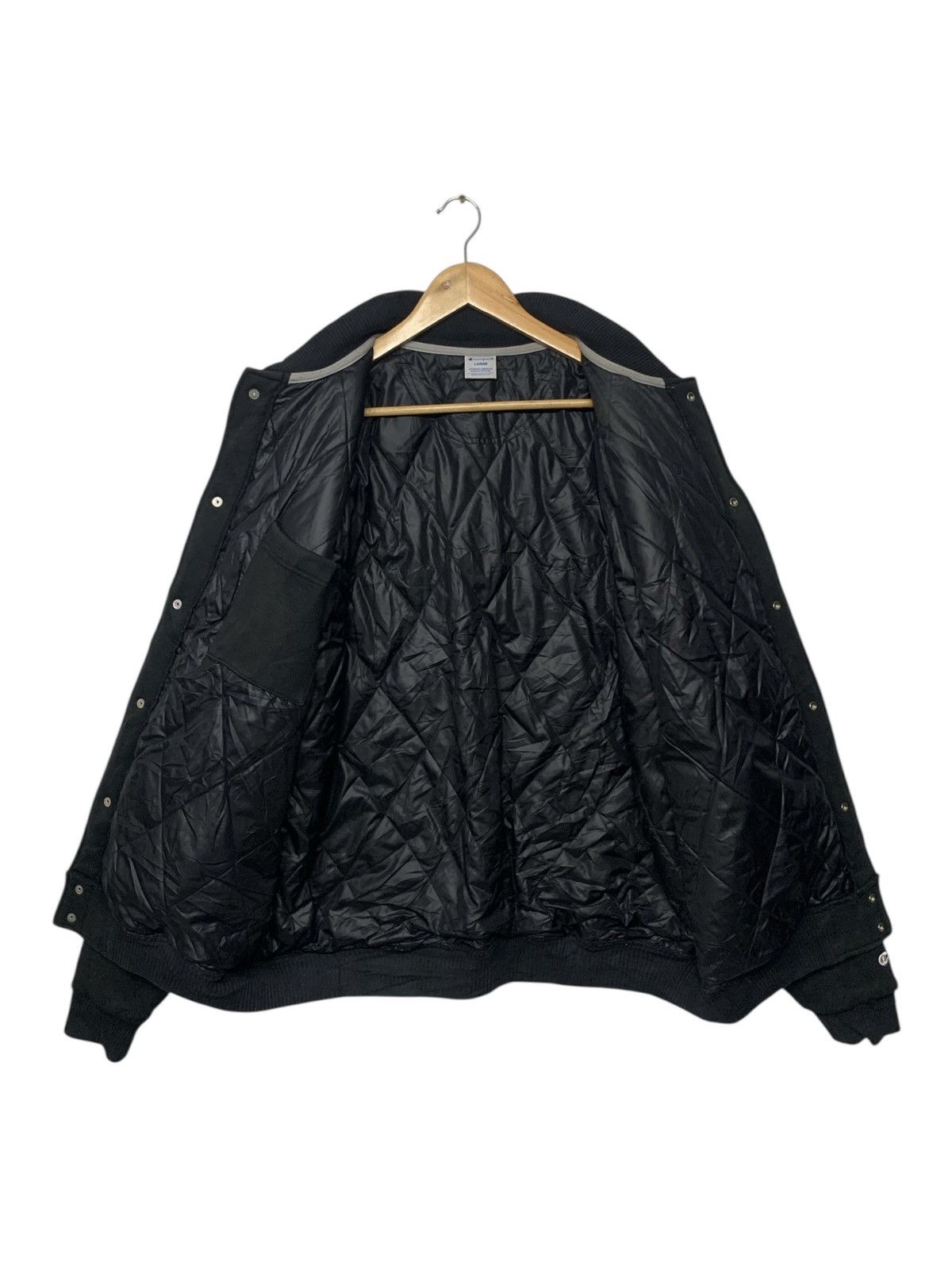 Champion Rare Vintage 90's Champion Varsity Snap Button Ups Jacket Size US L / EU 52-54 / 3 - 3 Thumbnail