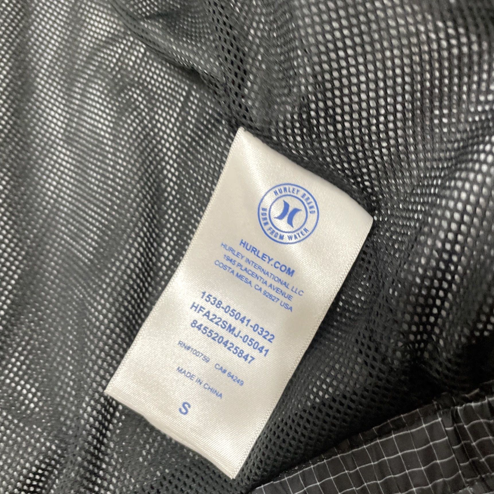 Hurley Hurley Men’s Jacket Windbreaker Hooded Zip Logo Colorblock Weatherproof, Small, Blue, Casual, Regular Fit, Winter Spring Fall, Men’s, Jacket Size US S / EU 44-46 / 1 - 6 Thumbnail
