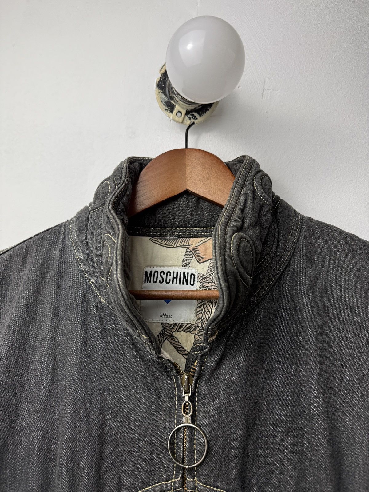 Moschino 90s Moschino Denim Rope Jacket Size XL / US 12-14 / IT 48-50 - 5 Thumbnail