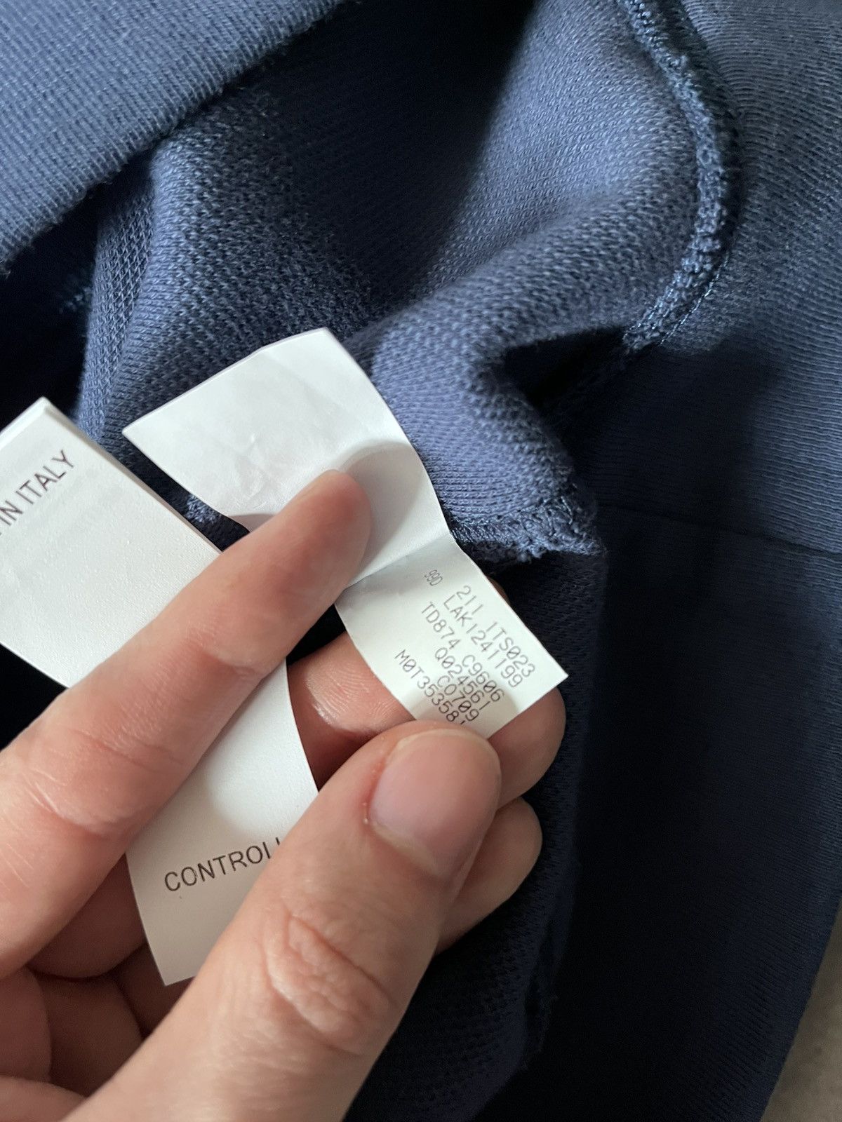 Brunello Cucinelli Brunello Cucinelli ''Be Conscious'' navy blue sweatshirt Size US S / EU 44-46 / 1 - 11 Thumbnail