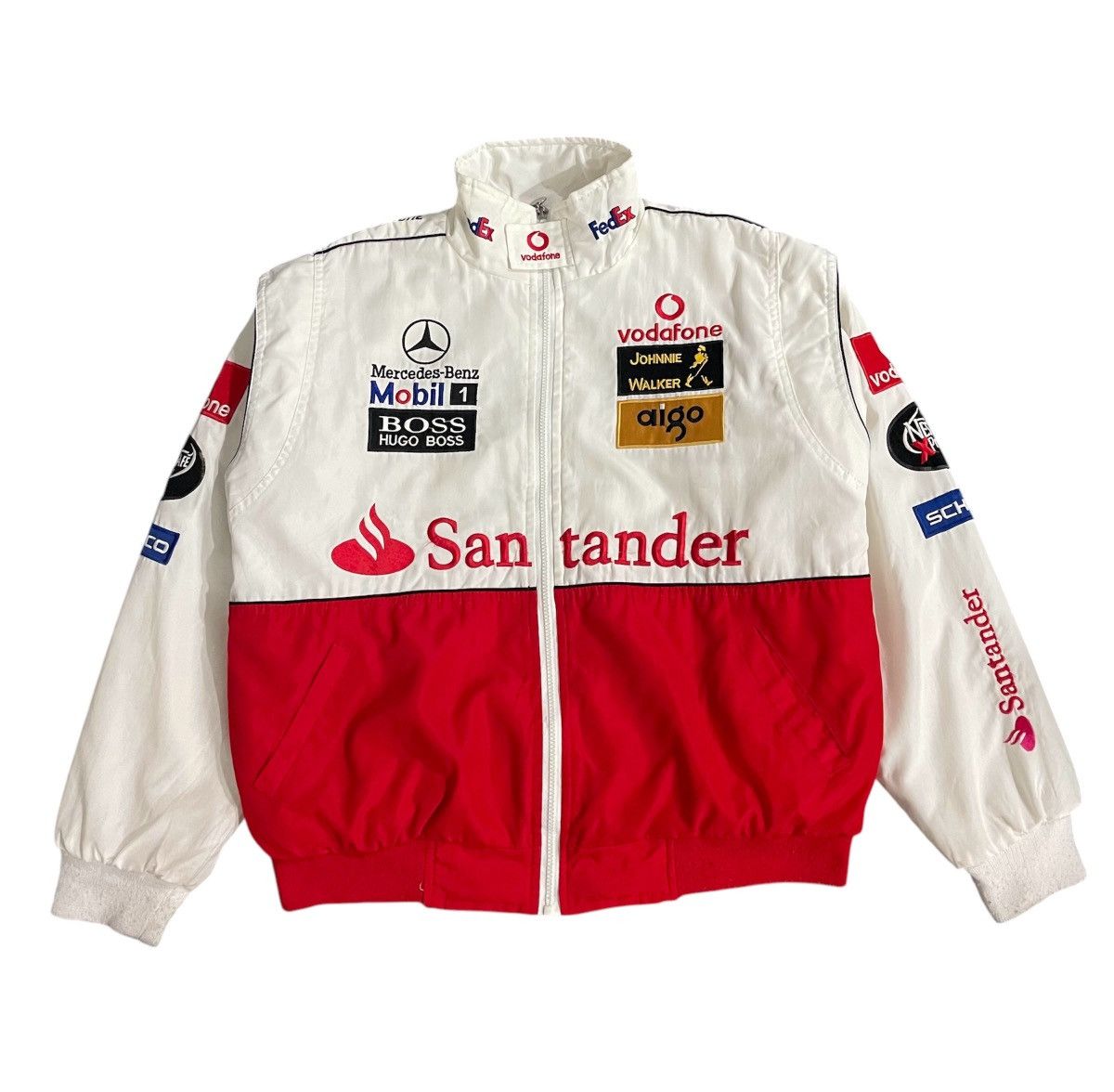 Mercedes-Benz Vintage Mercedez Benz Mc Laren Vodafone Racing Jacket Size US XL / EU 56 / 4 - 1 Thumbnail