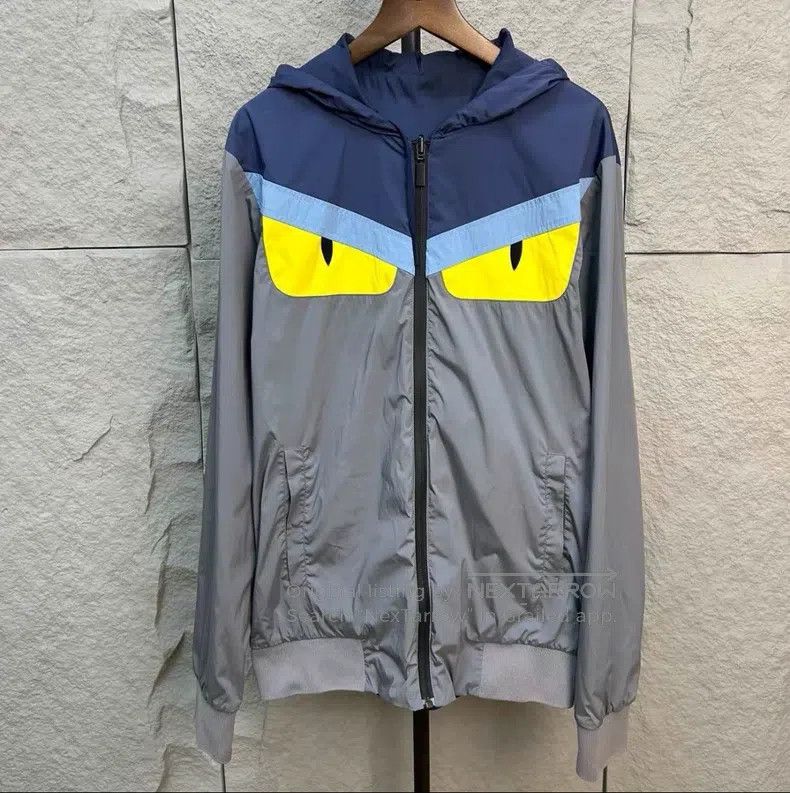 Fendi Fendi Little devil reversible hooded windbreaker, zipper j Size US M / EU 48-50 / 2 - 2 Thumbnail